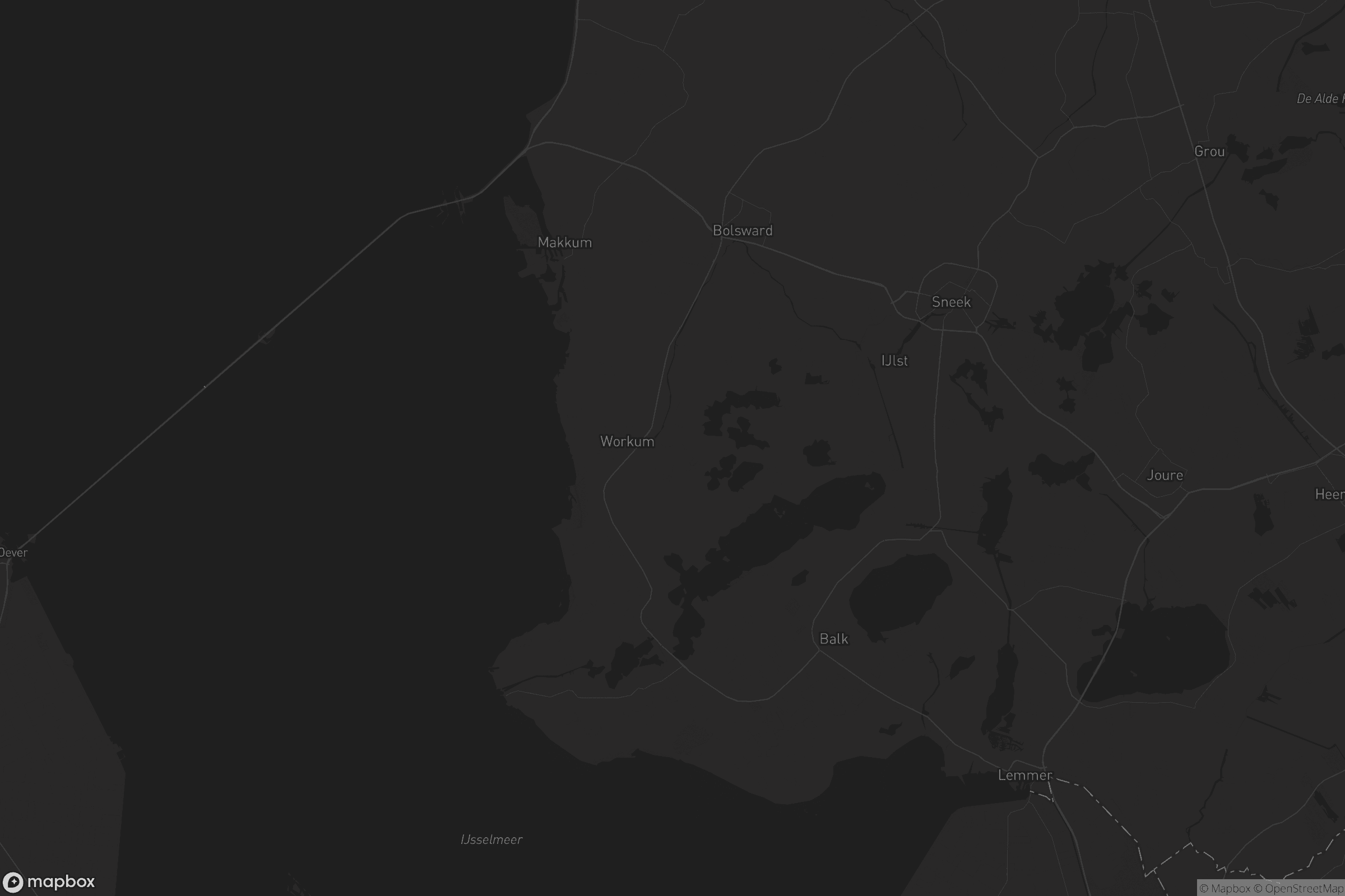 Kaart van Súdwest-Fryslân