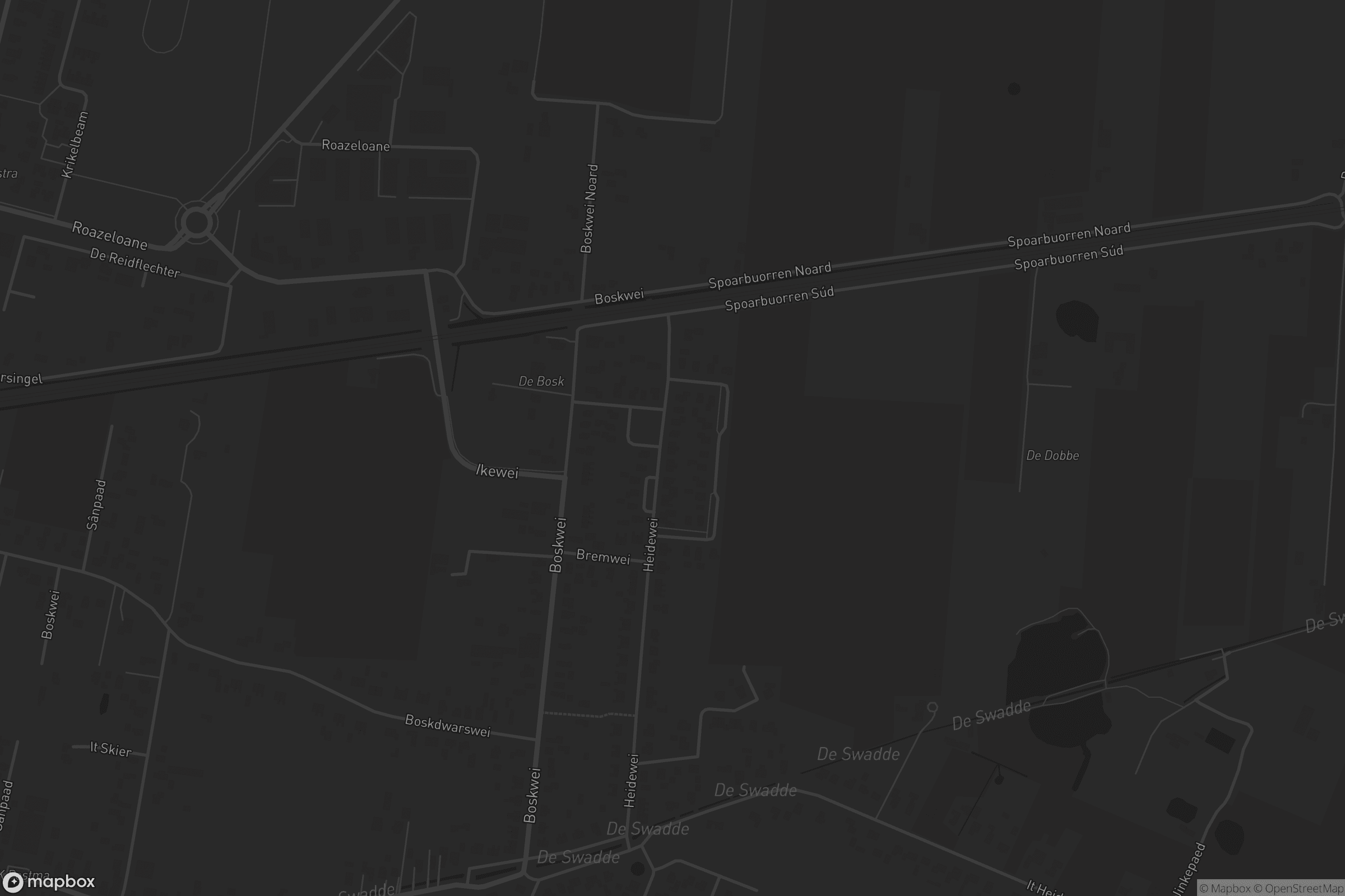 Kaart van Sweagerbosk