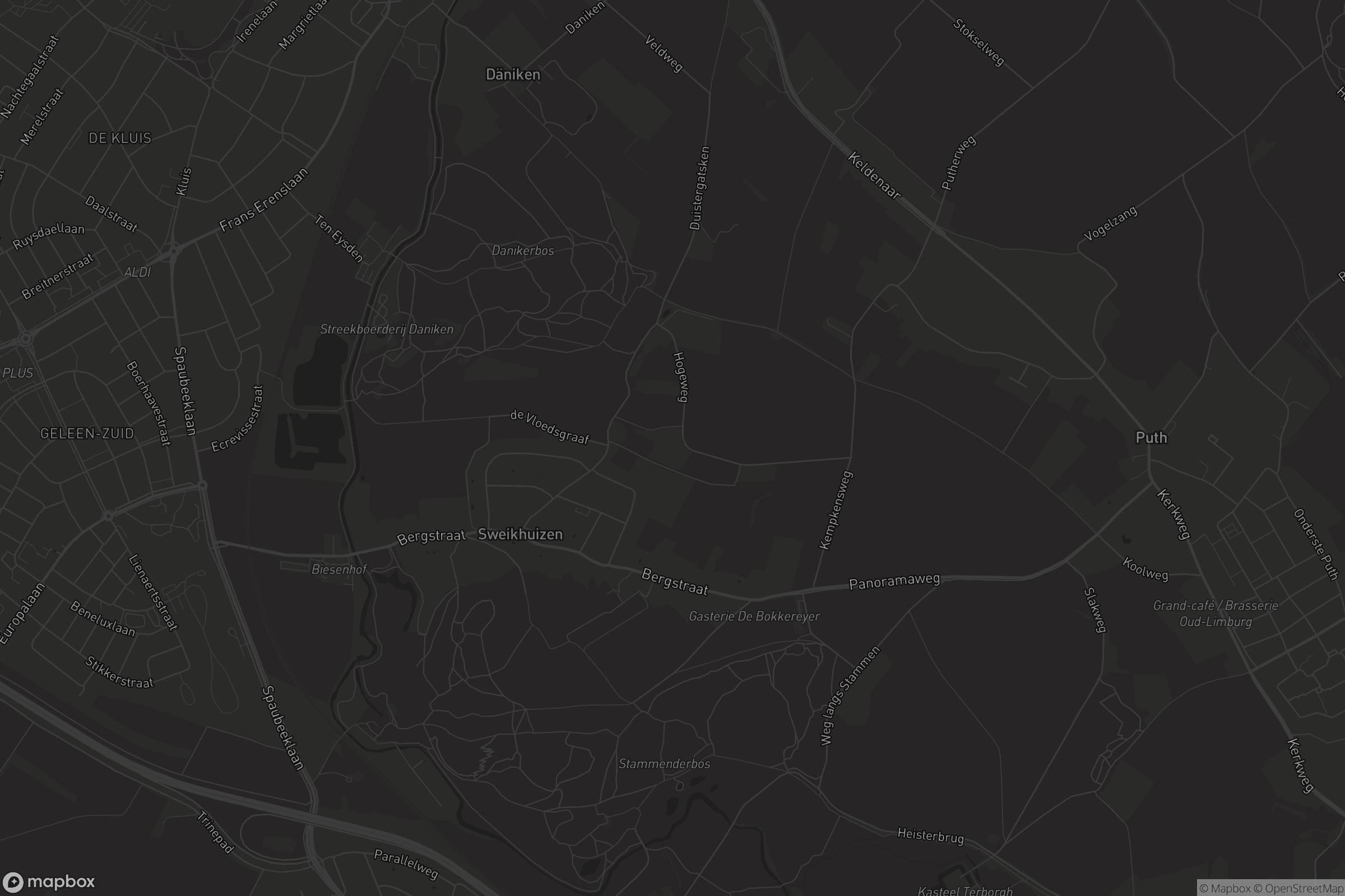 Kaart van Sweikhuizen