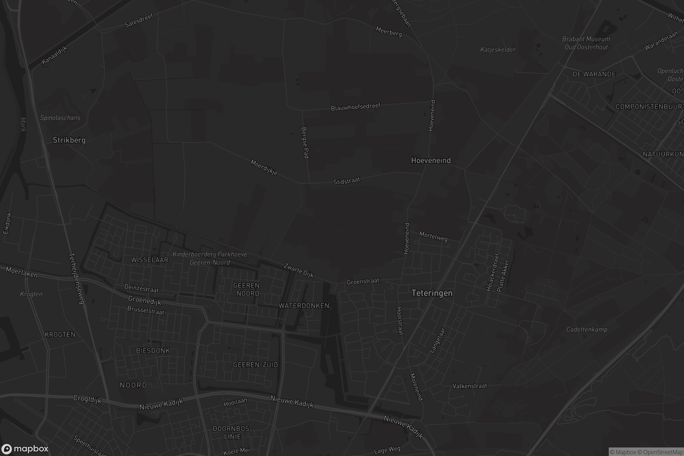 Kaart van Teteringen