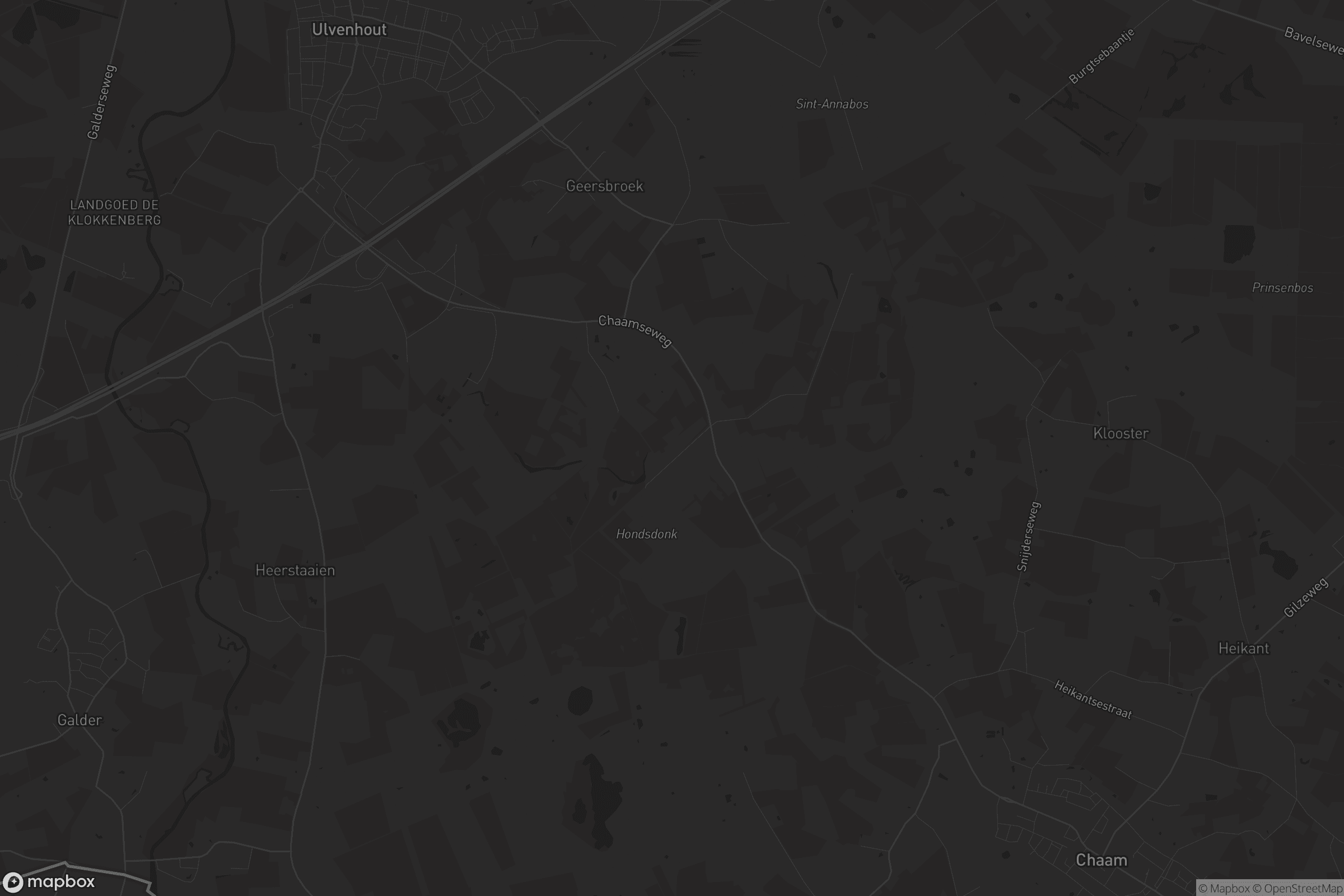 Kaart van Ulvenhout AC