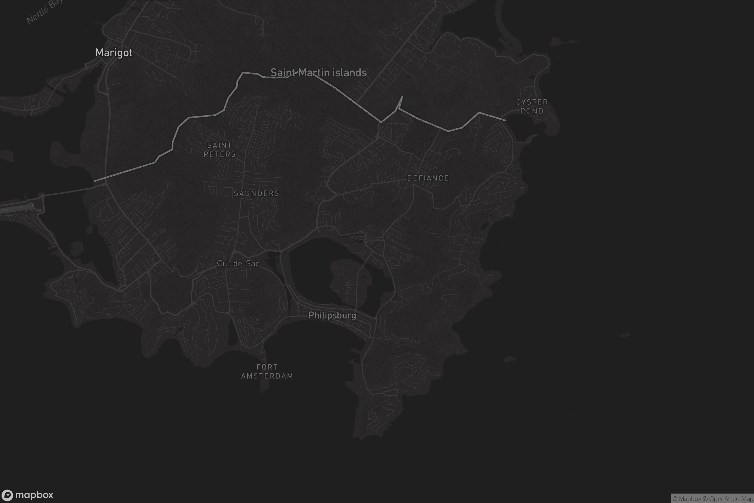 Kaart van Upper Prince's Quarter