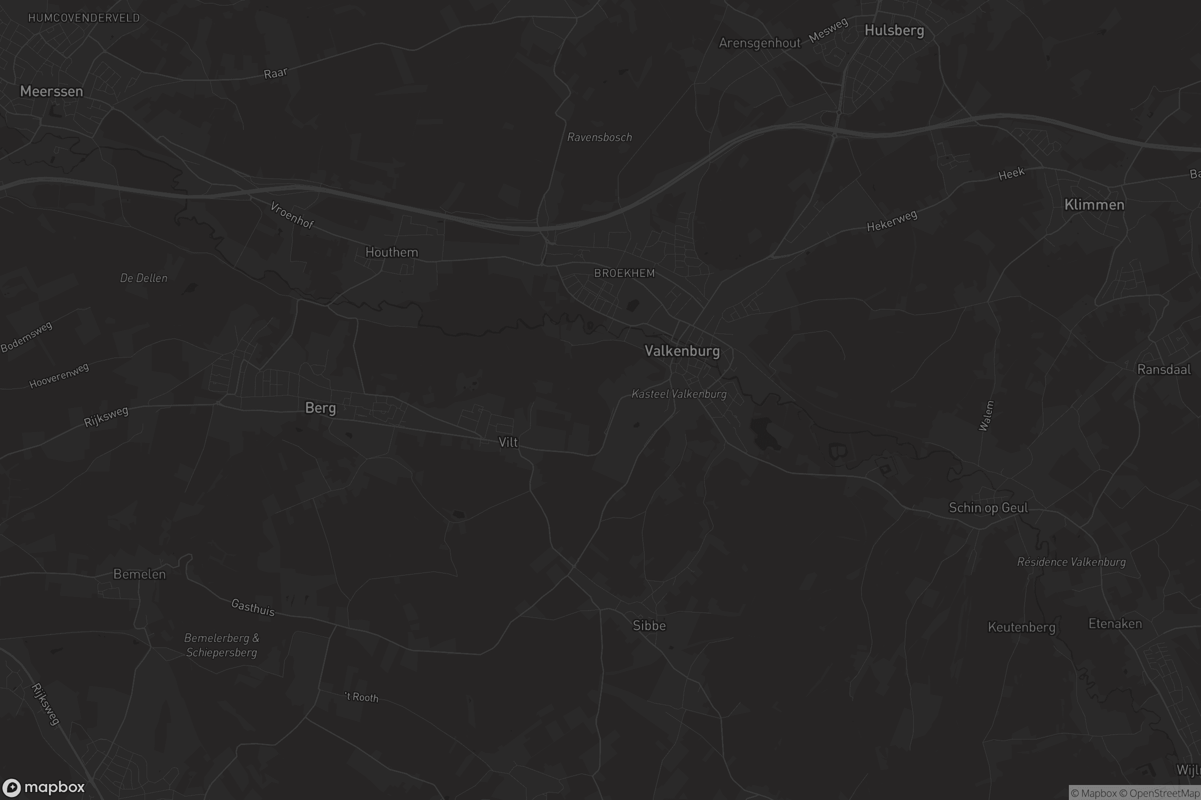 Kaart van Valkenburg