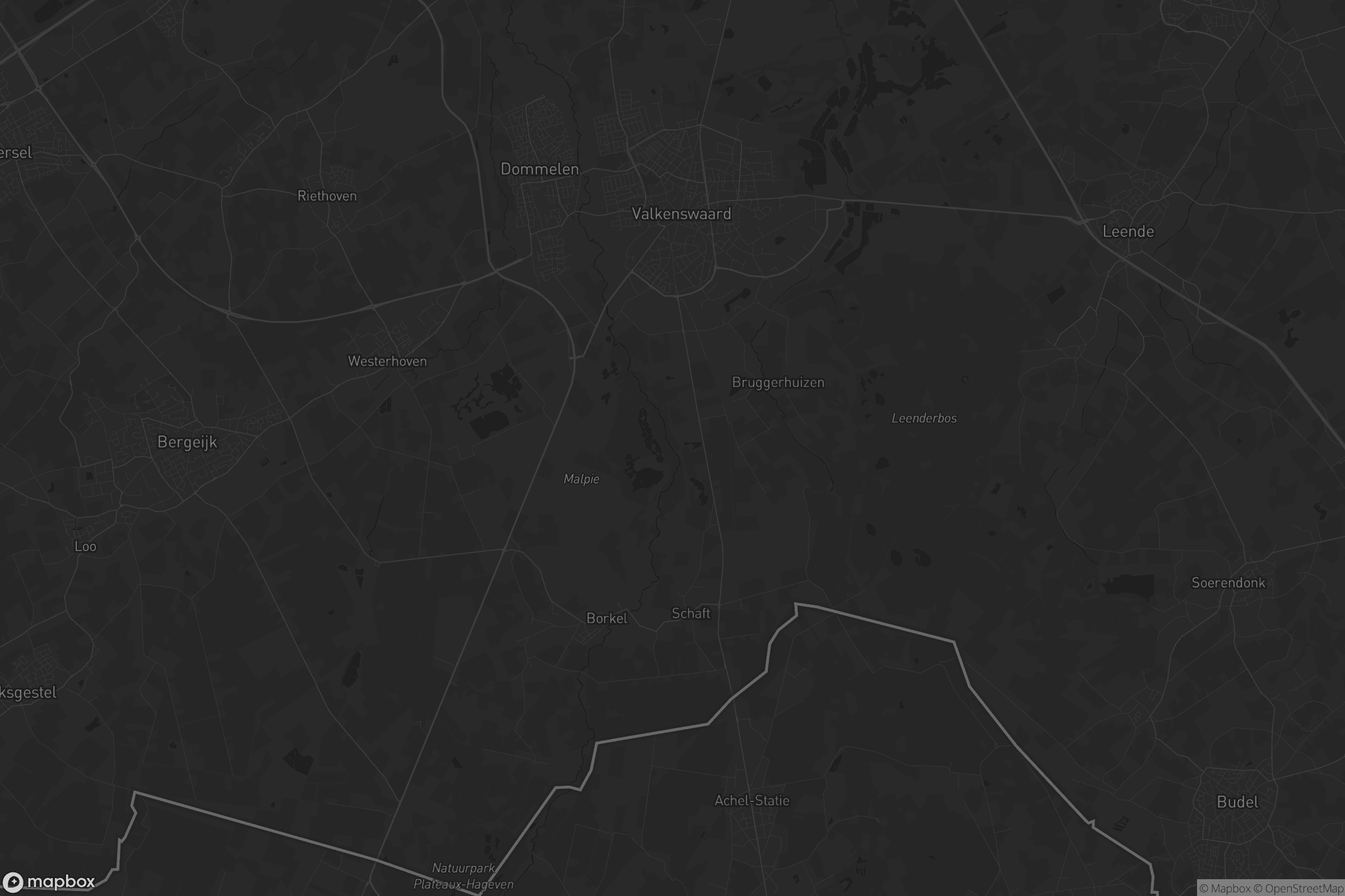 Kaart van Valkenswaard