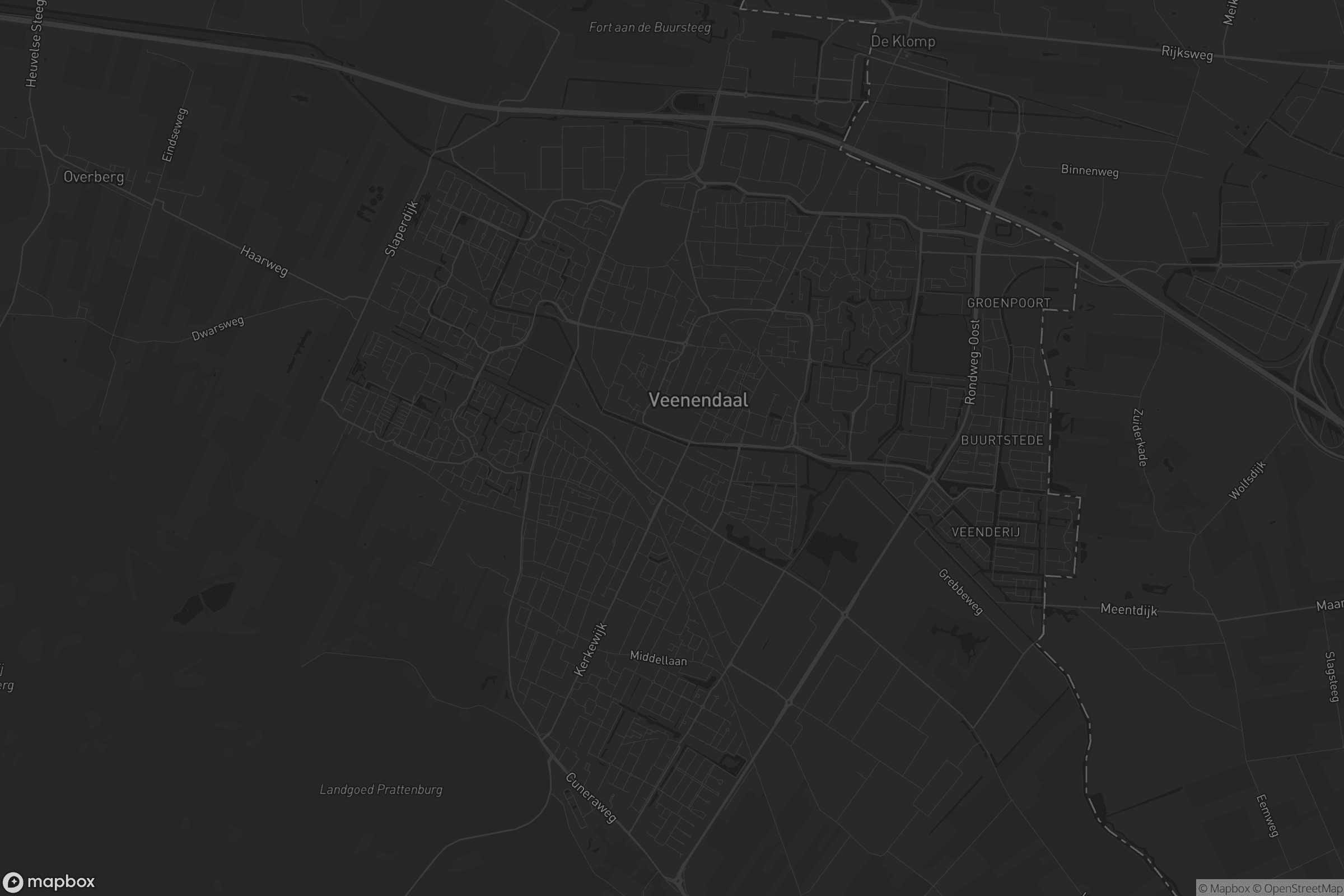 Kaart van Veenendaal