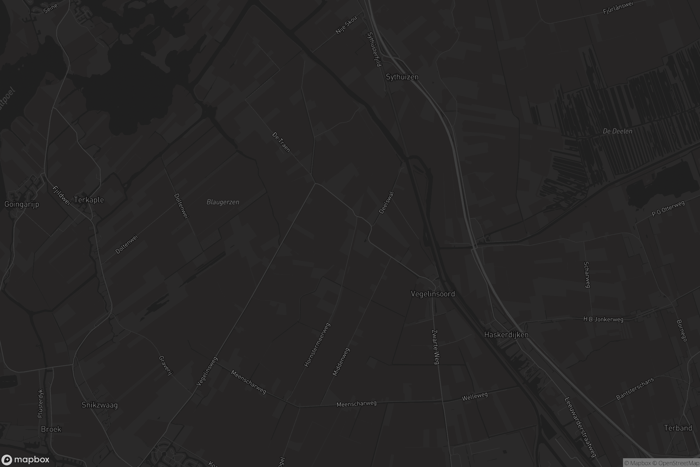 Kaart van Vegelinsoord