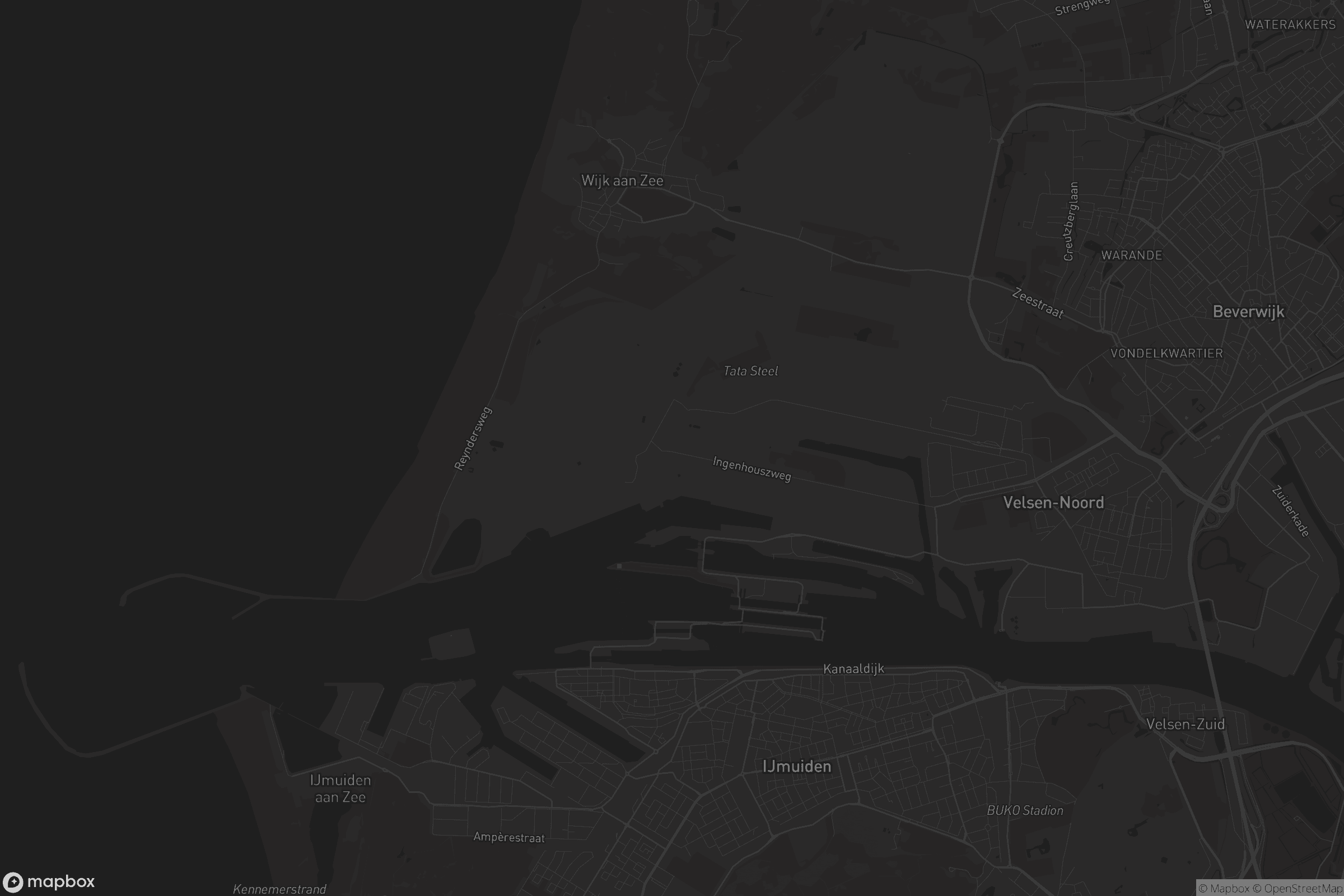 Kaart van Velsen-Noord