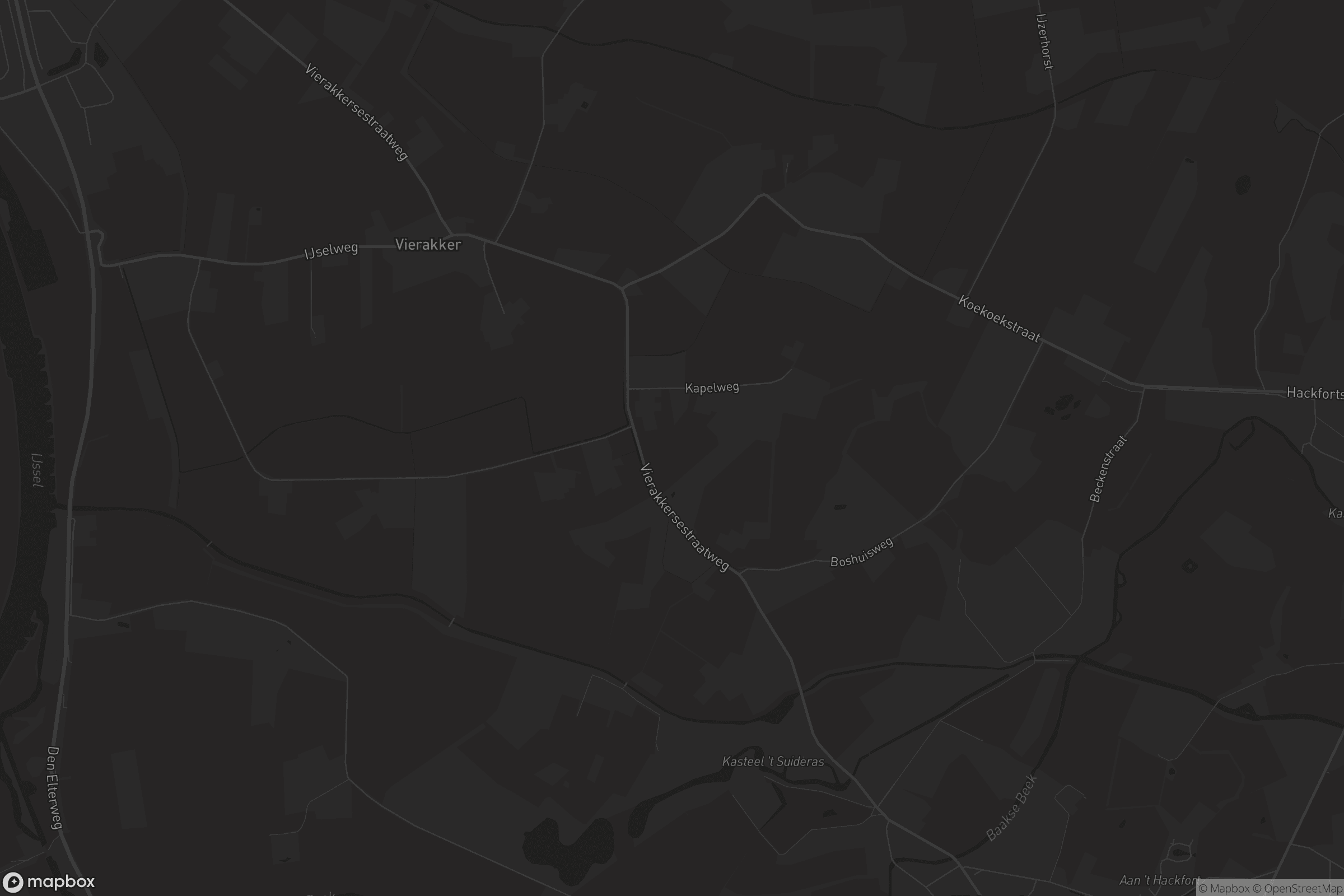 Kaart van Vierakker