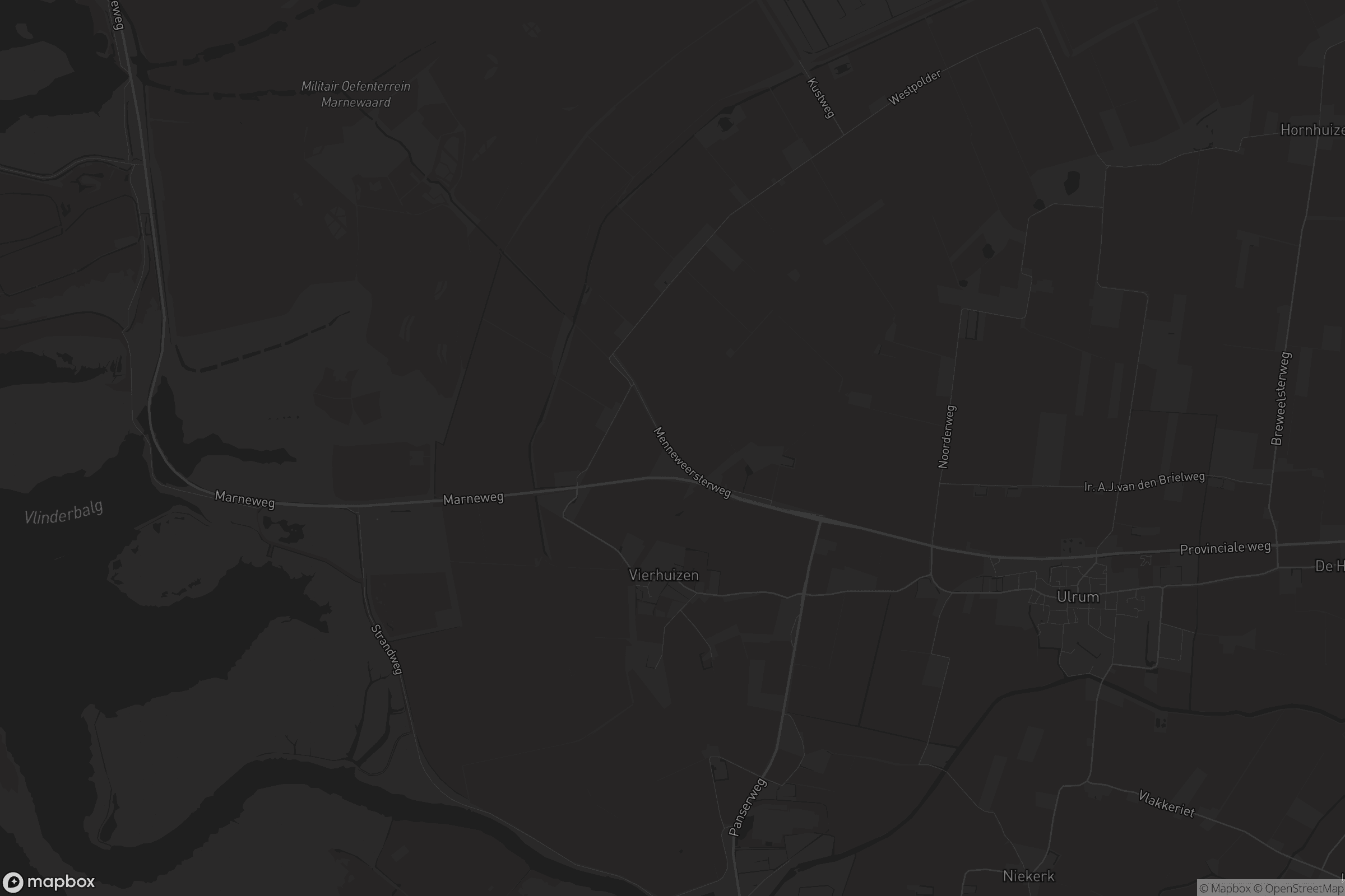 Kaart van Vierhuizen