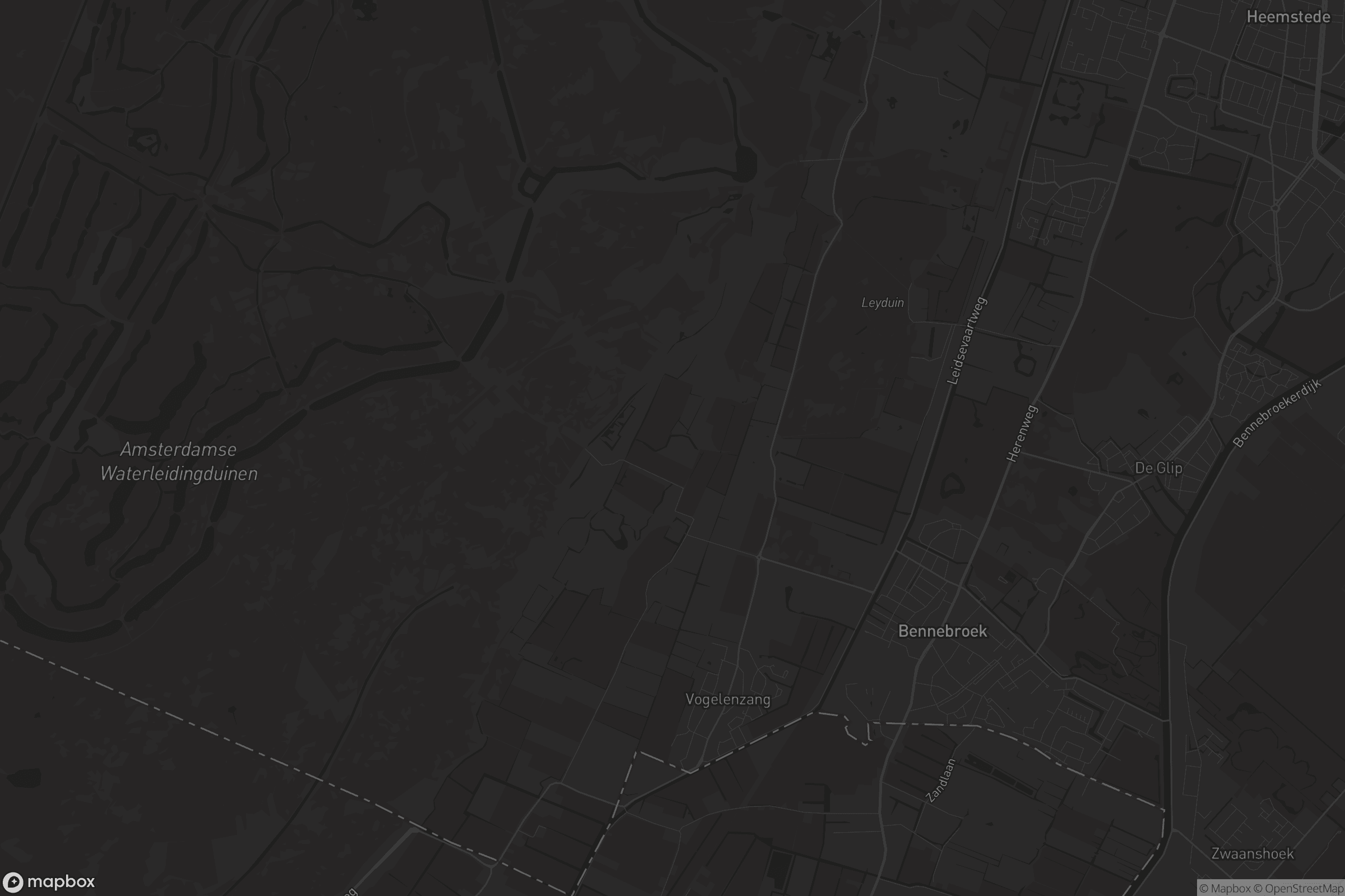 Kaart van Vogelenzang