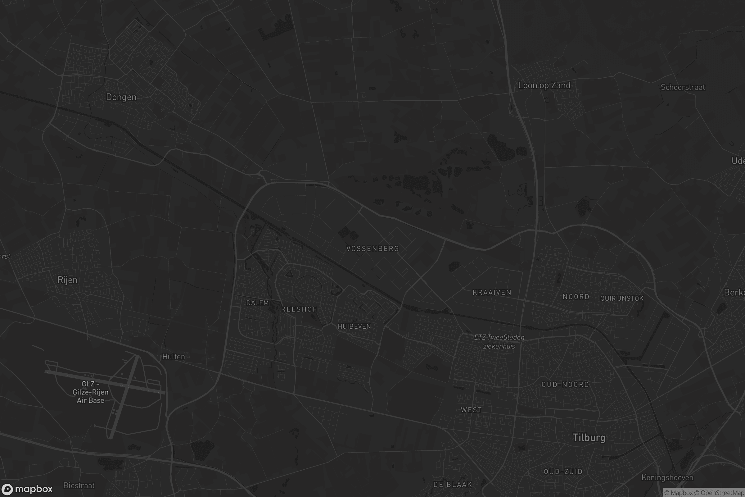 Kaart van Vossenberg