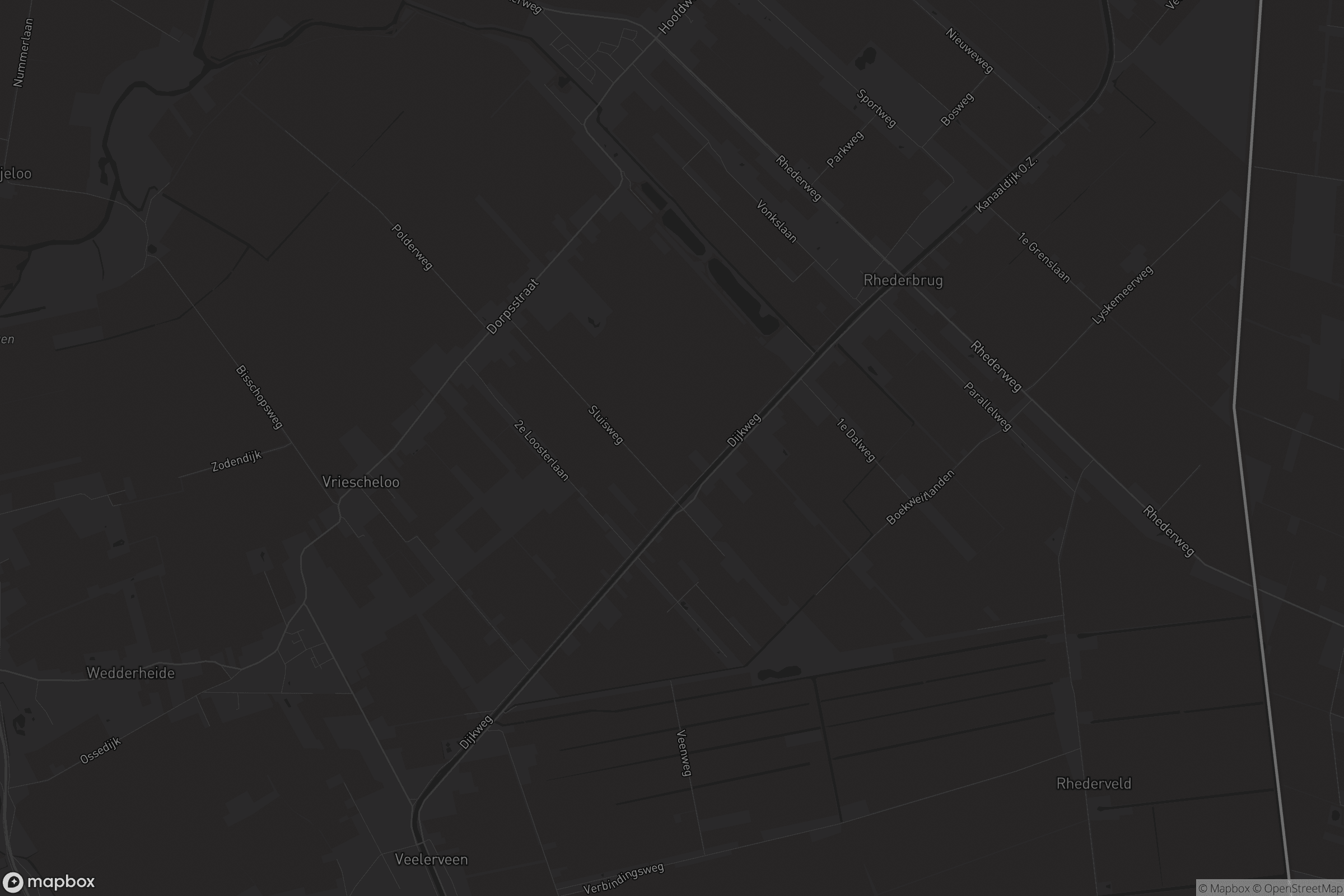 Kaart van Vriescheloo