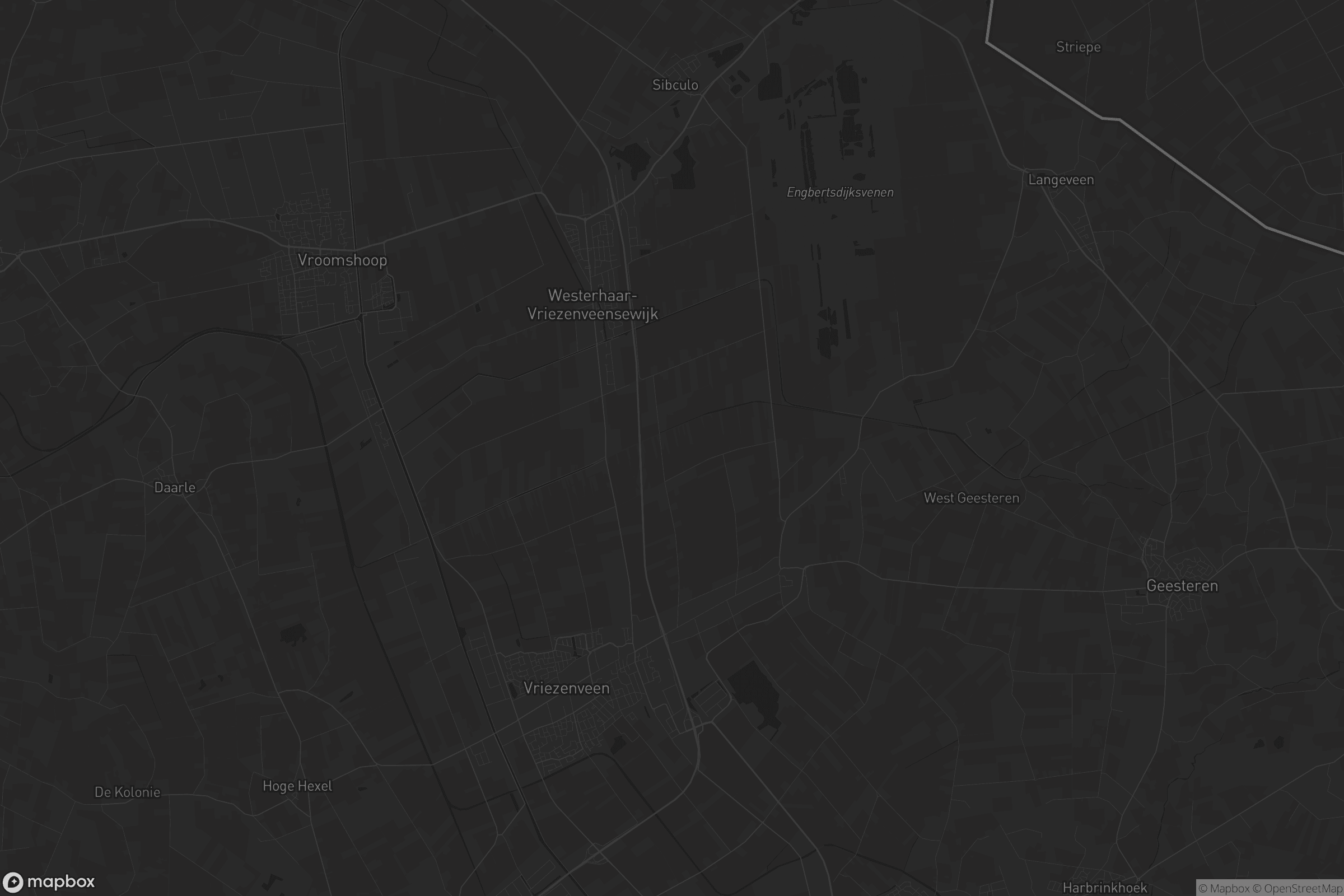 Kaart van Vriezenveen