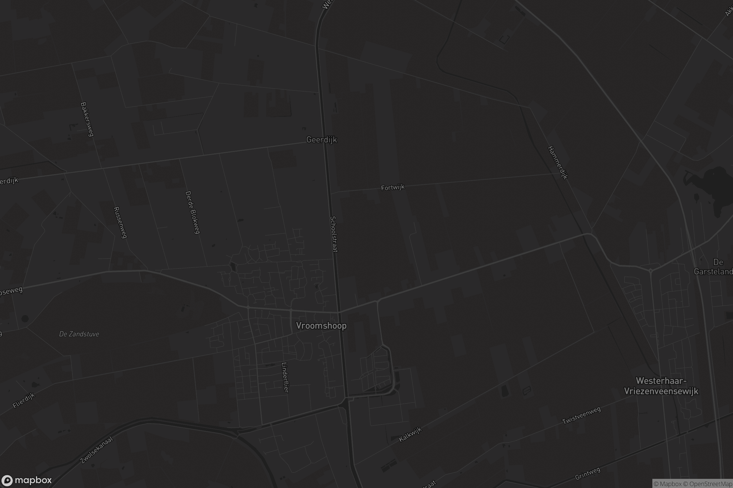 Kaart van Vroomshoop