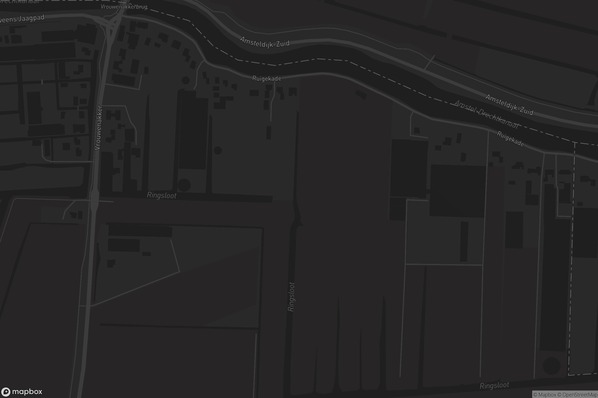 Kaart van Vrouwenakker