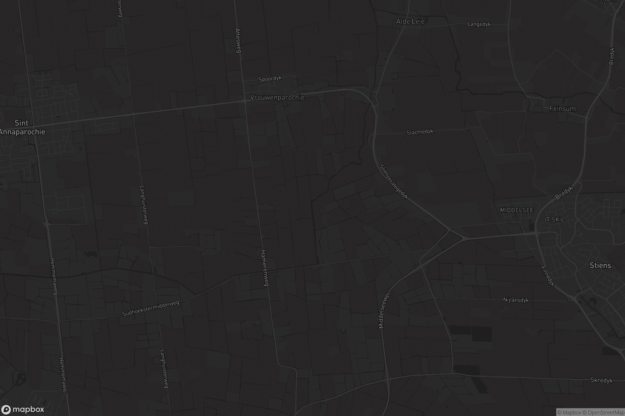 Kaart van Vrouwenparochie