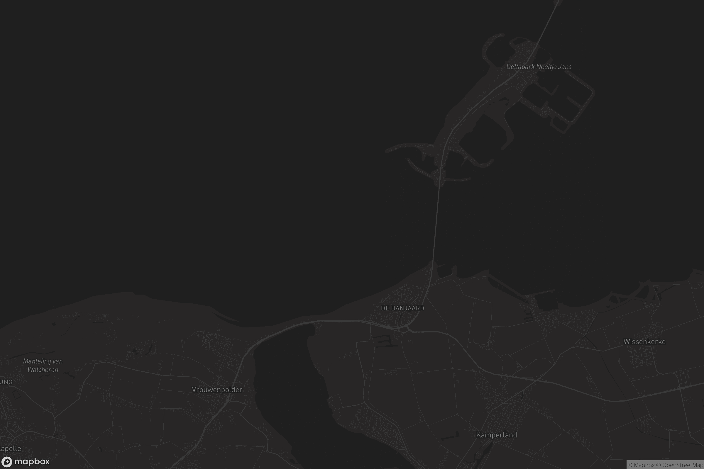 Kaart van Vrouwenpolder