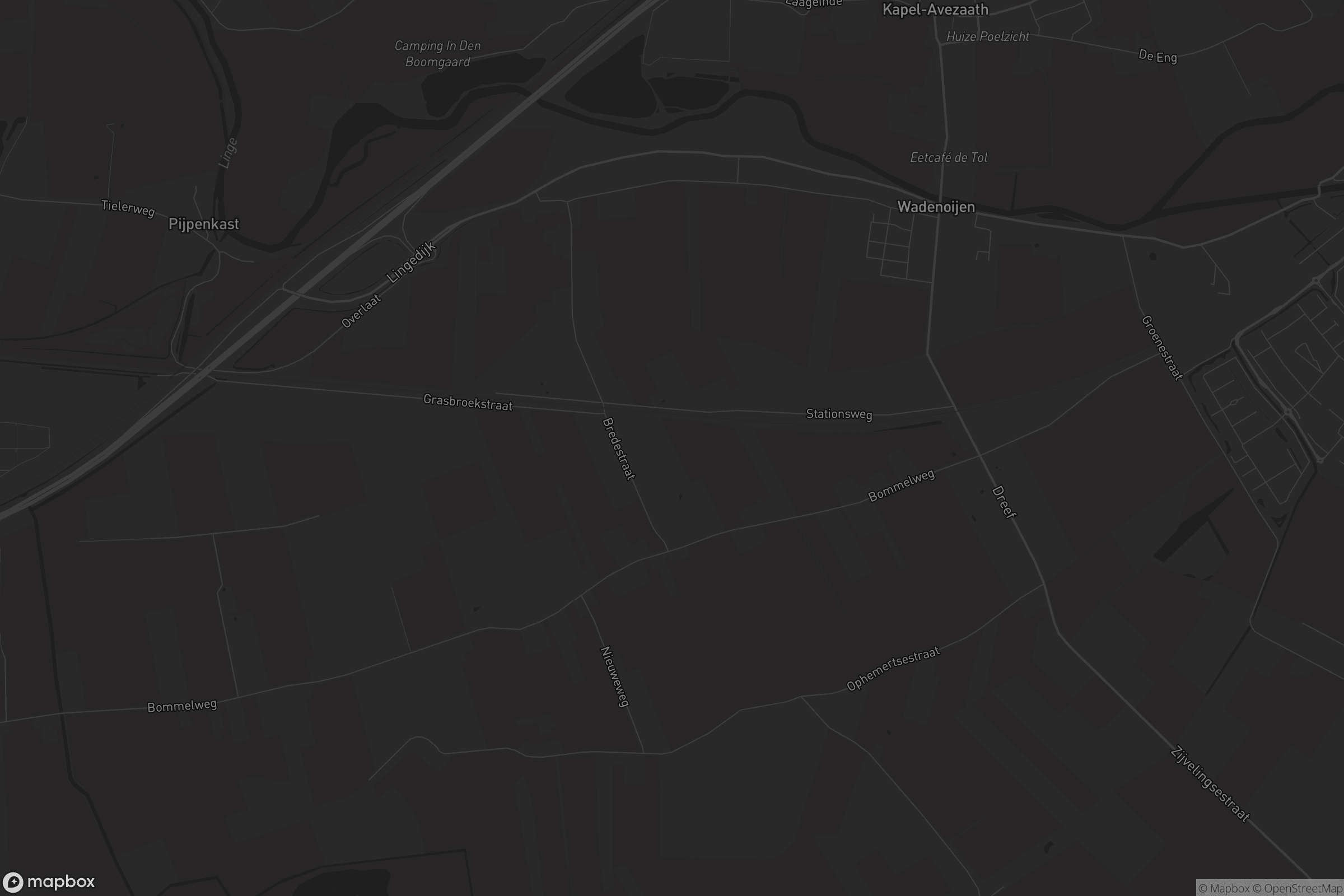 Kaart van Wadenoijen