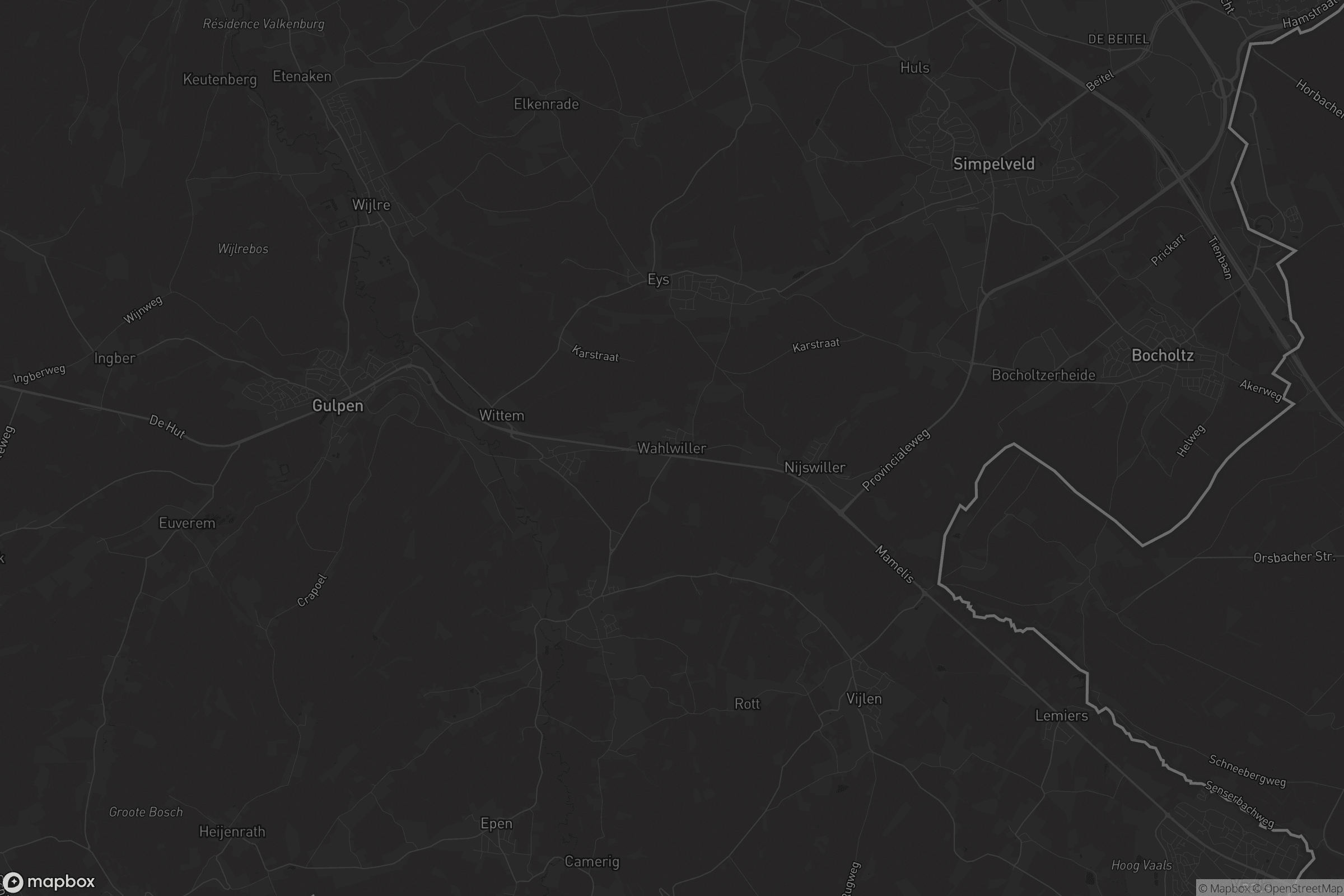 Kaart van Wahlwiller