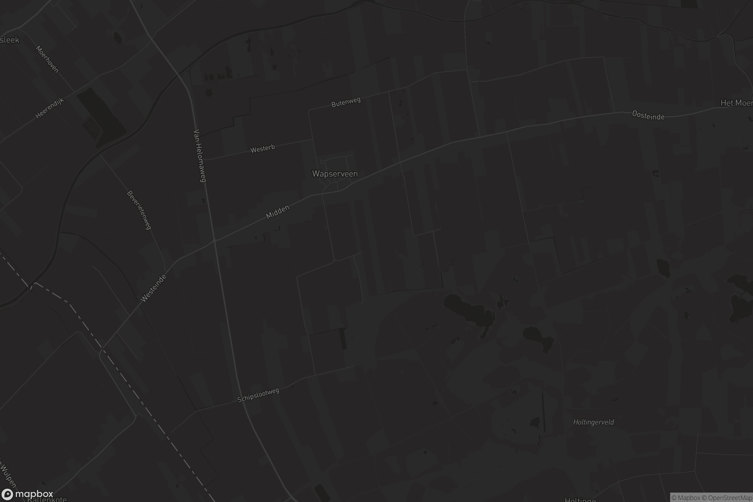 Kaart van Wapserveen