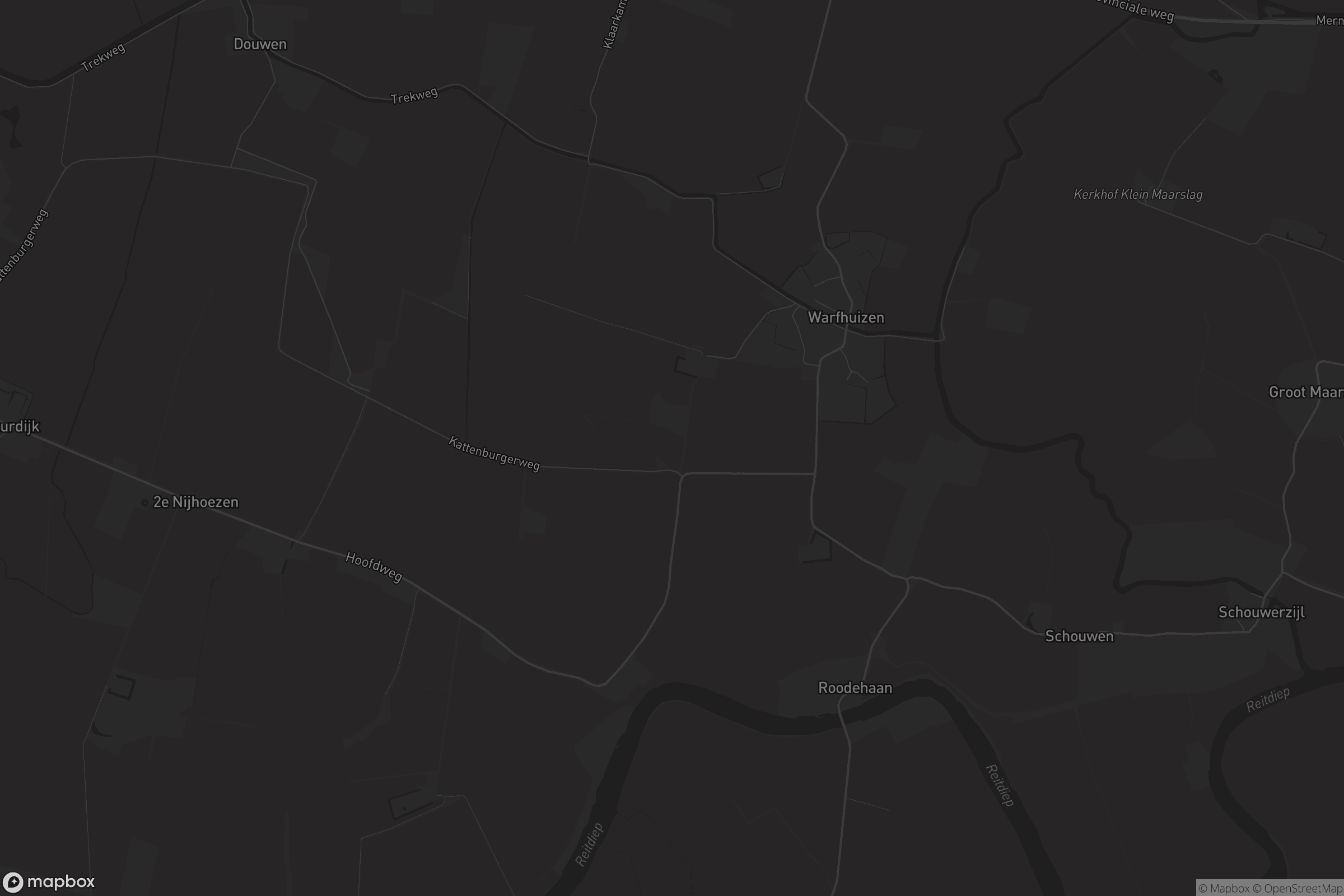 Kaart van Warfhuizen