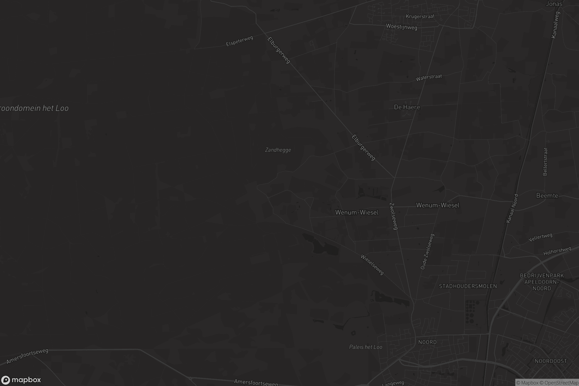 Kaart van Wenum Wiesel