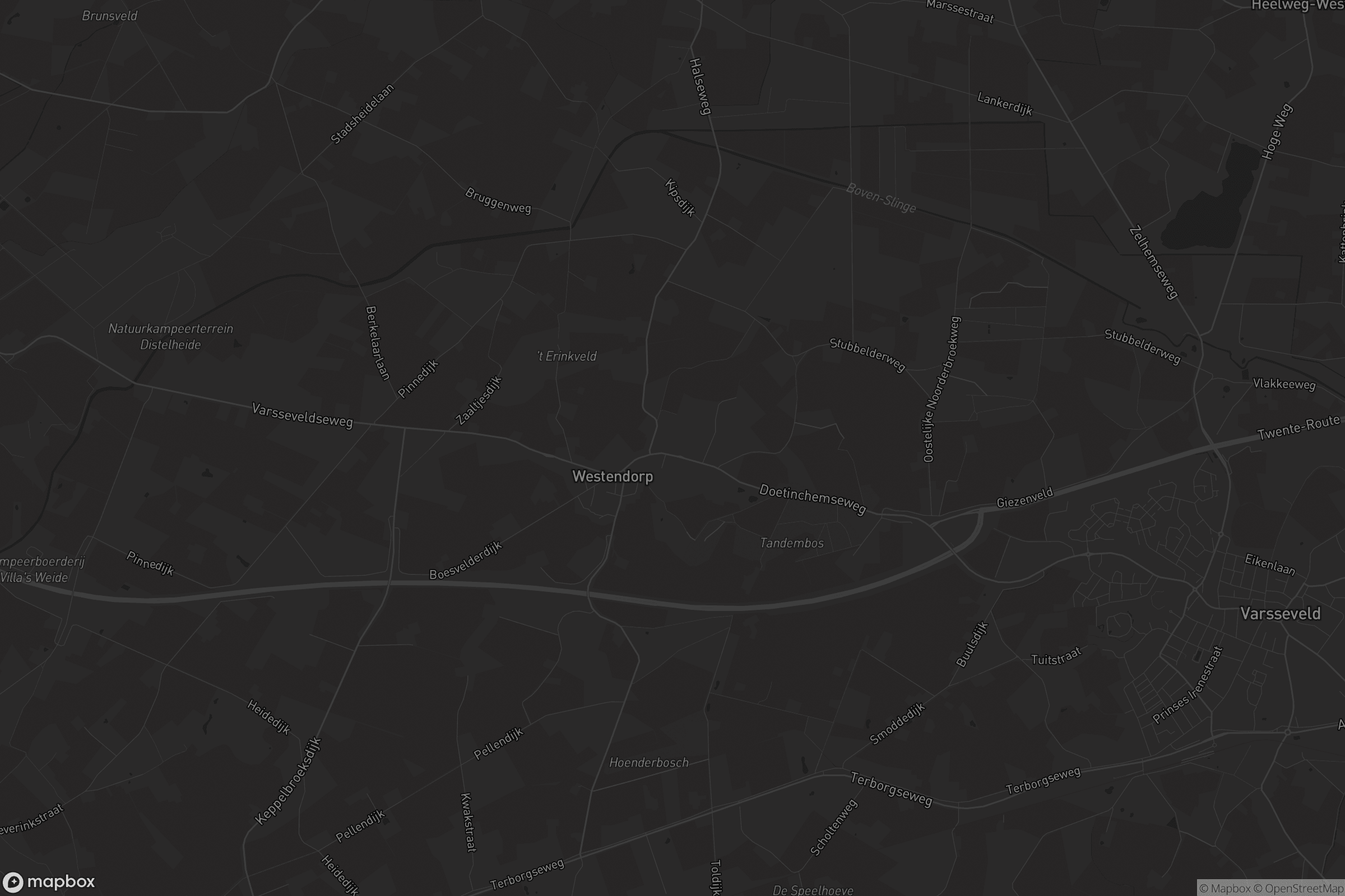 Kaart van Westendorp