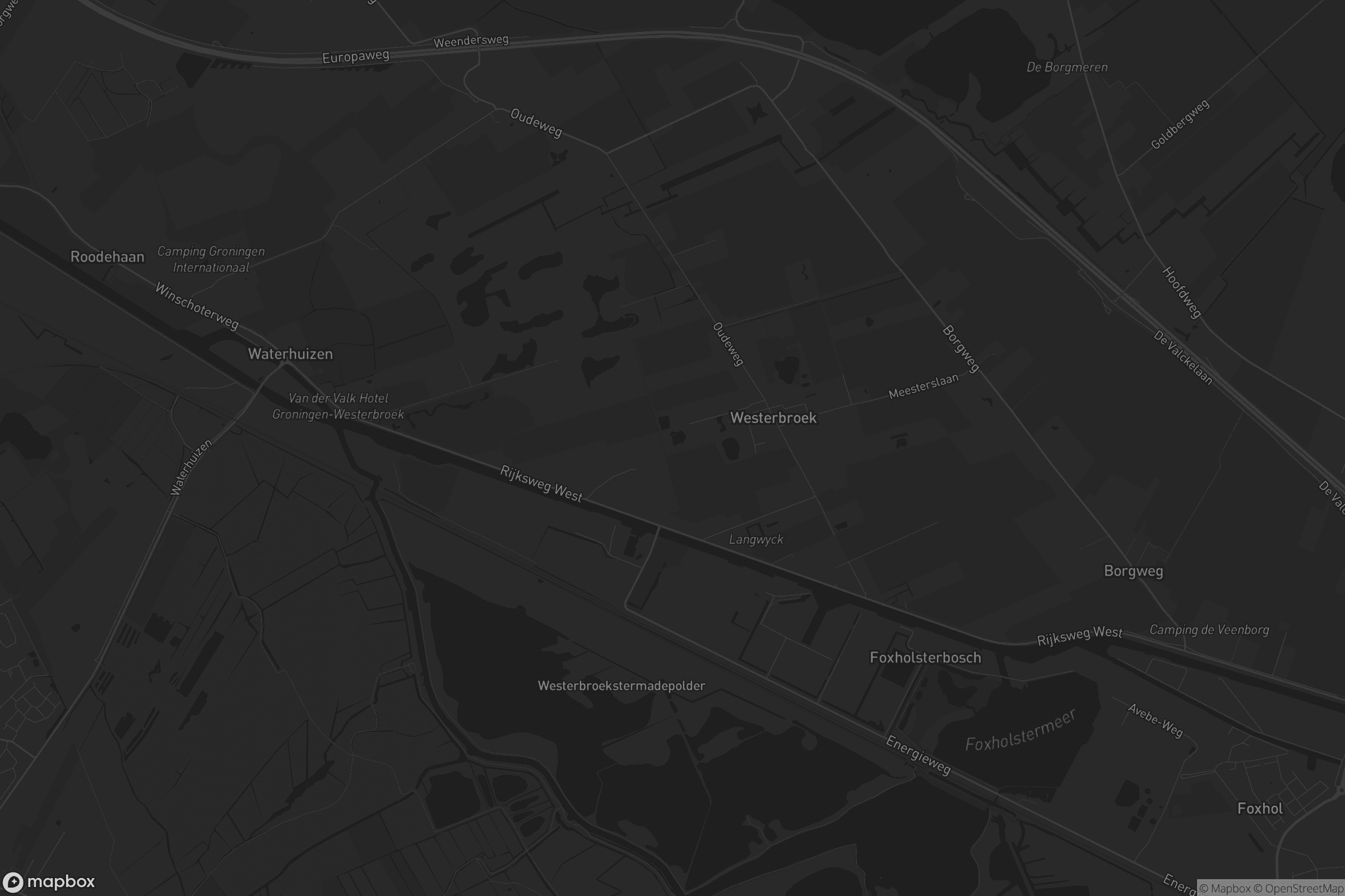 Kaart van Westerbroek