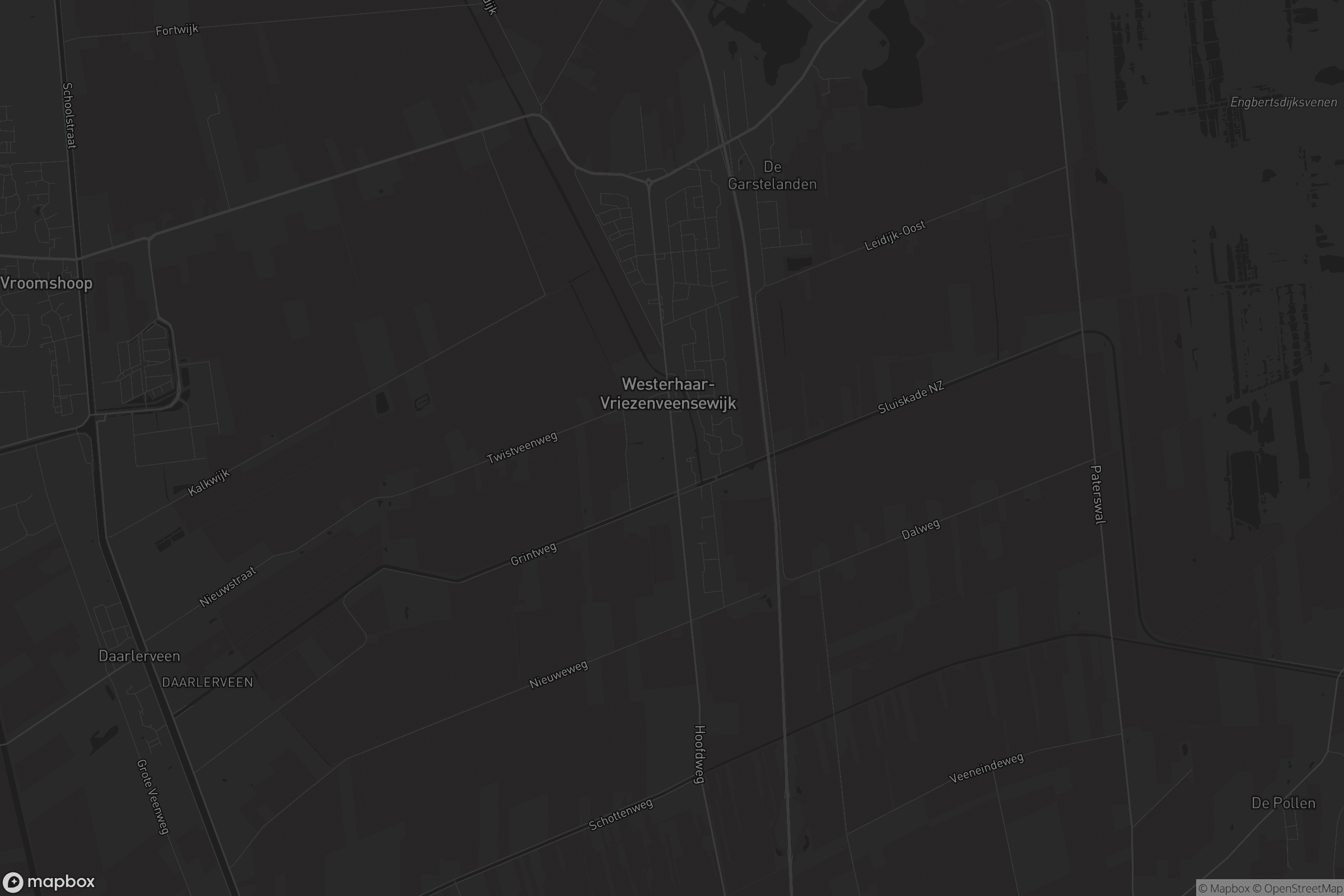 Kaart van Westerhaar-Vriezenveensewijk