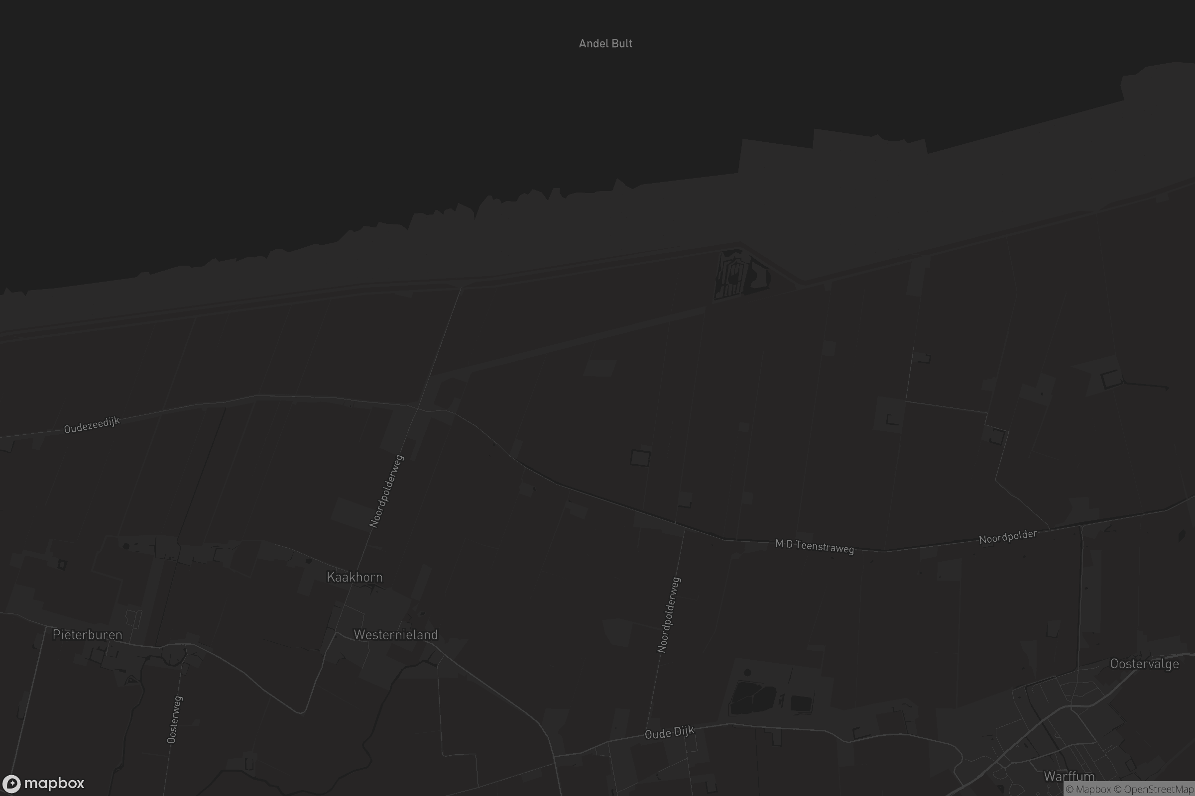 Kaart van Westernieland