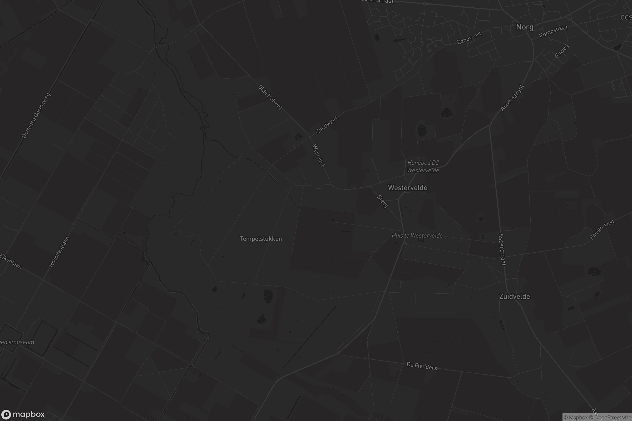 Kaart van Westervelde