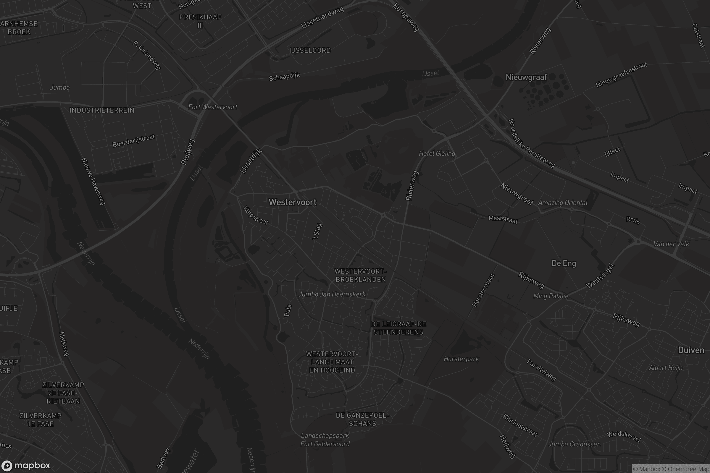 Kaart van Westervoort