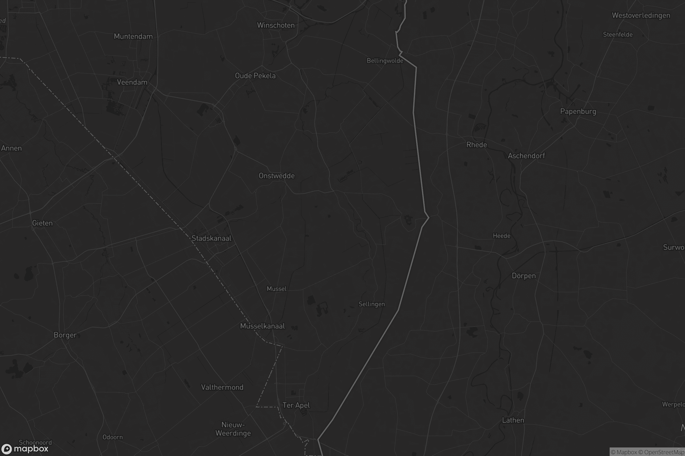 Kaart van Westerwolde