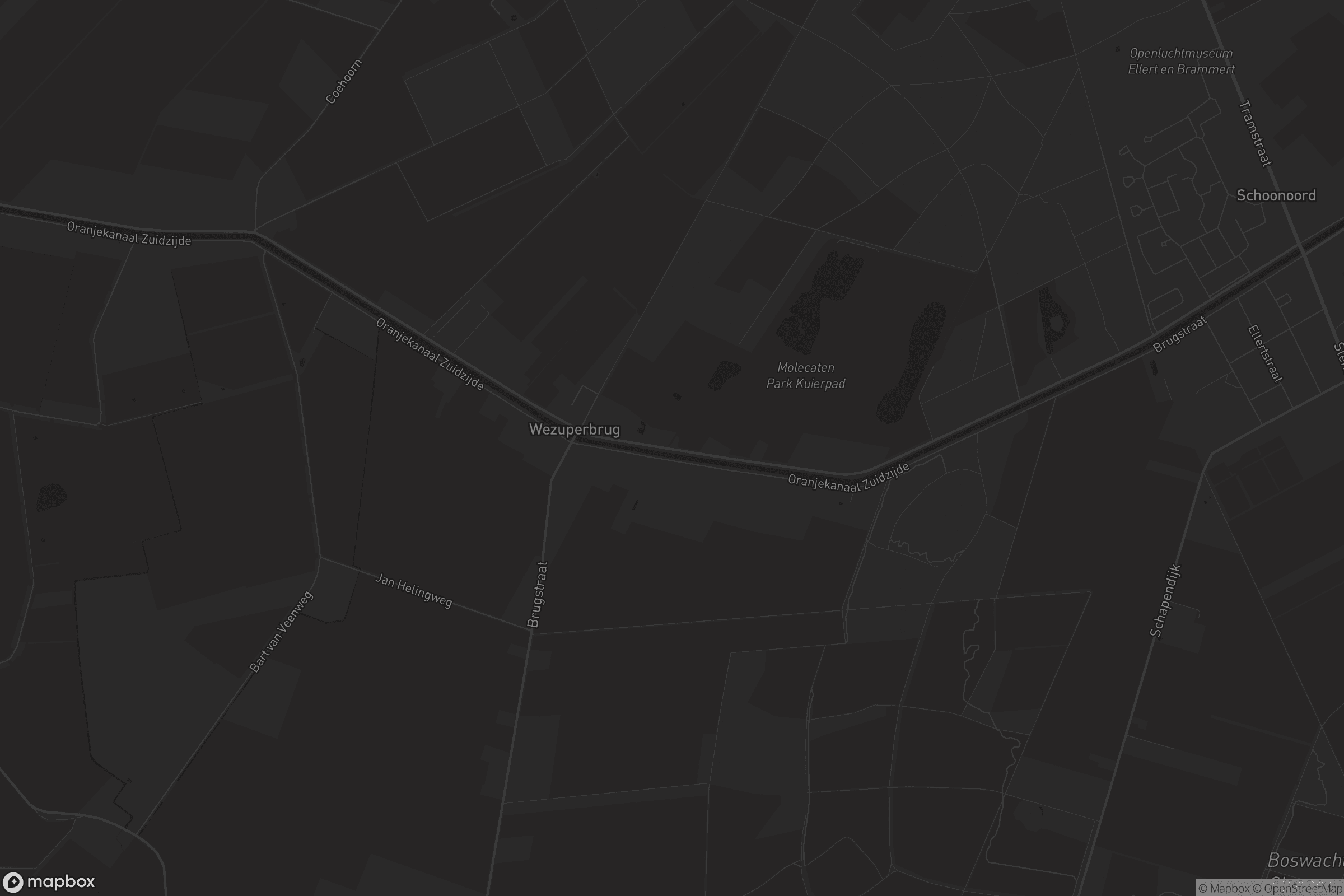 Kaart van Wezuperbrug