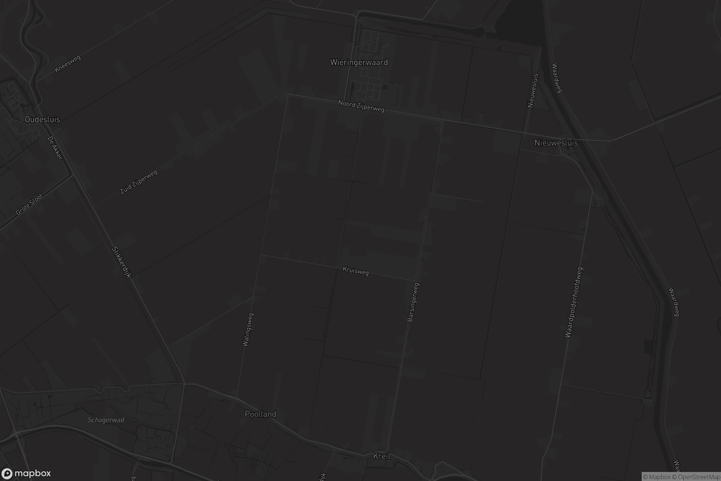 Kaart van Wieringerwaard