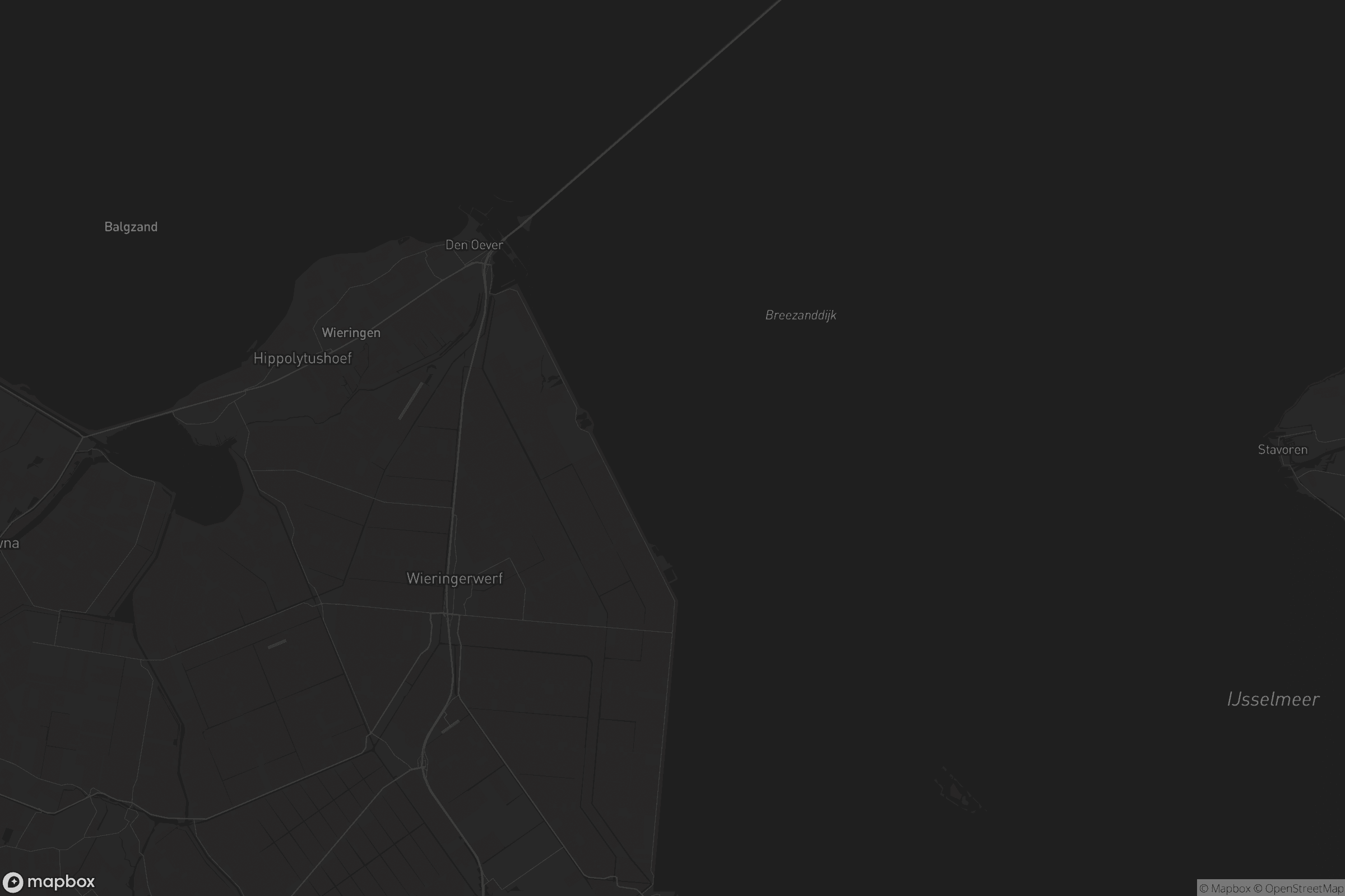 Kaart van Wieringerwerf