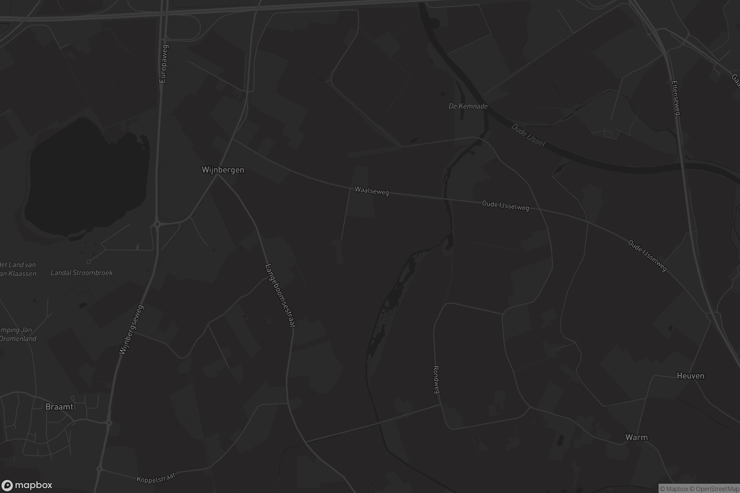 Kaart van Wijnbergen