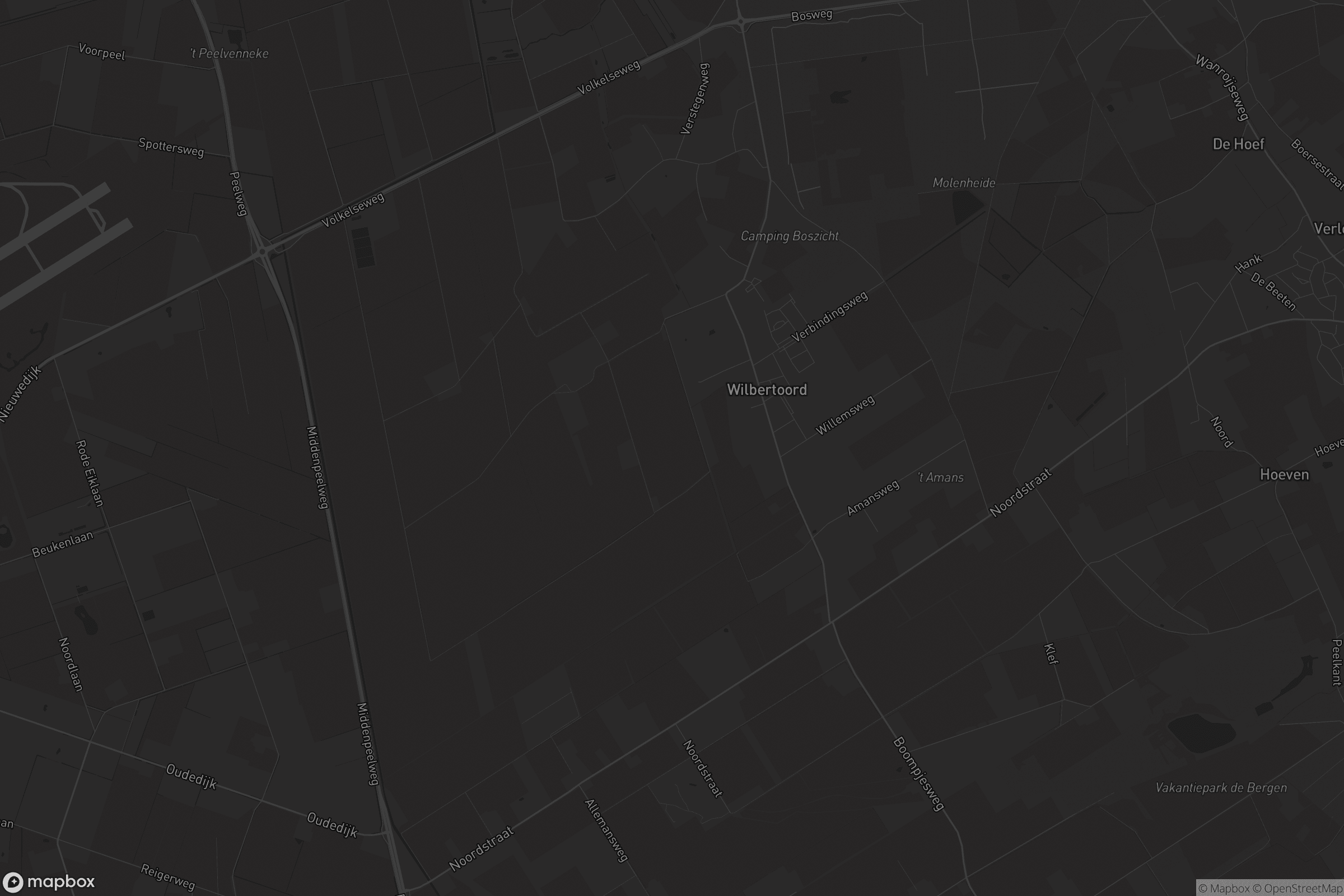 Kaart van Wilbertoord