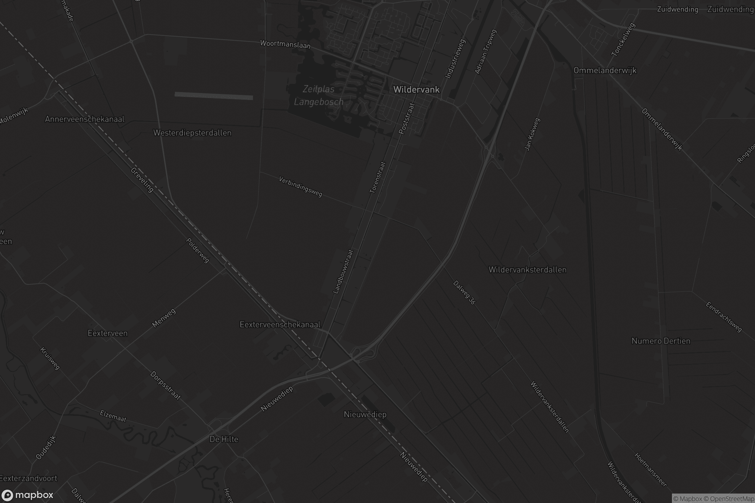 Kaart van Wildervank