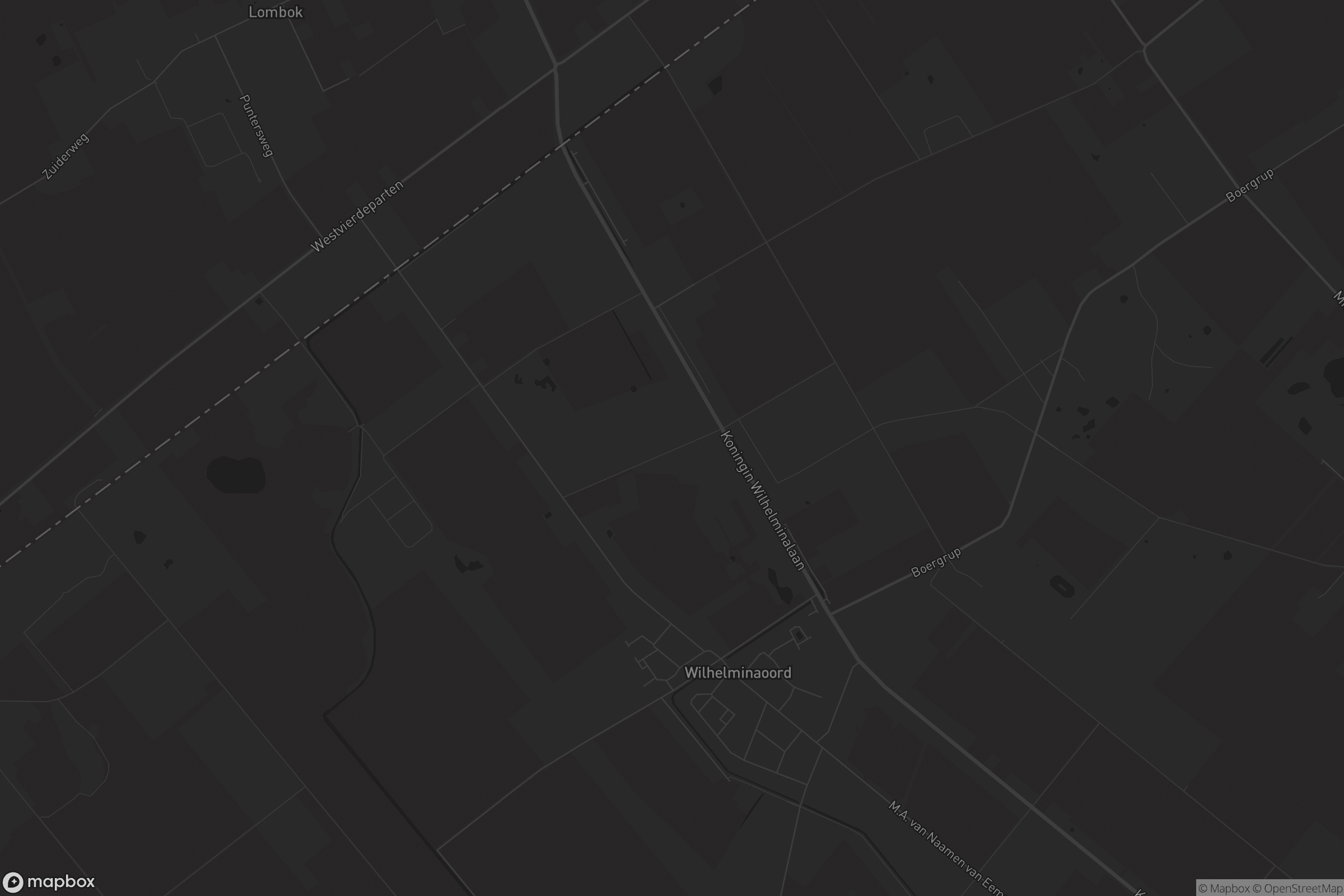 Kaart van Wilhelminaoord