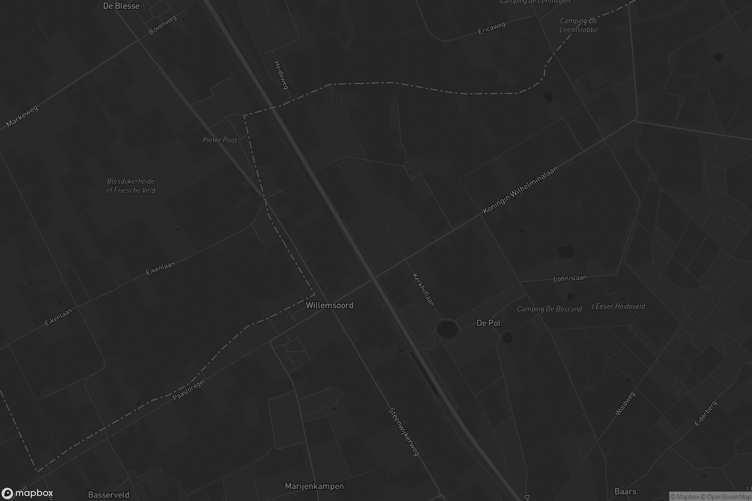 Kaart van Willemsoord