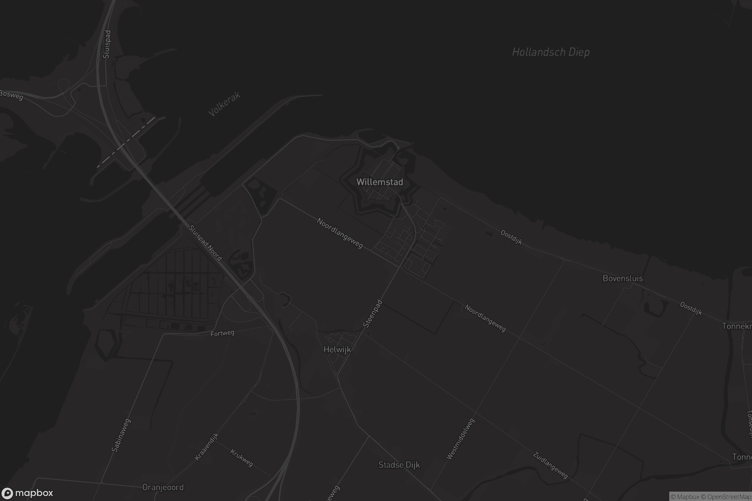 Kaart van Willemstad