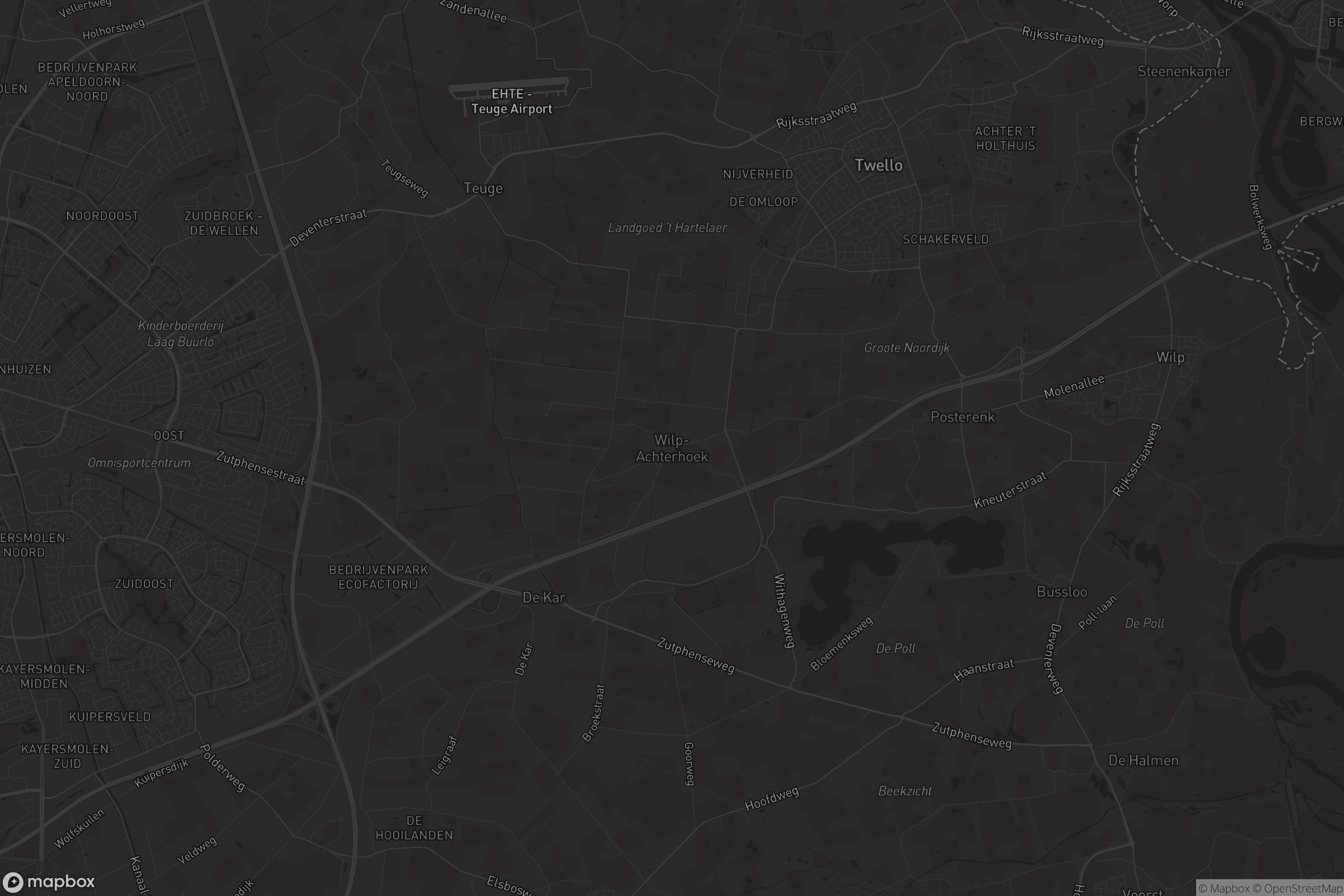 Kaart van Wilp-Achterhoek