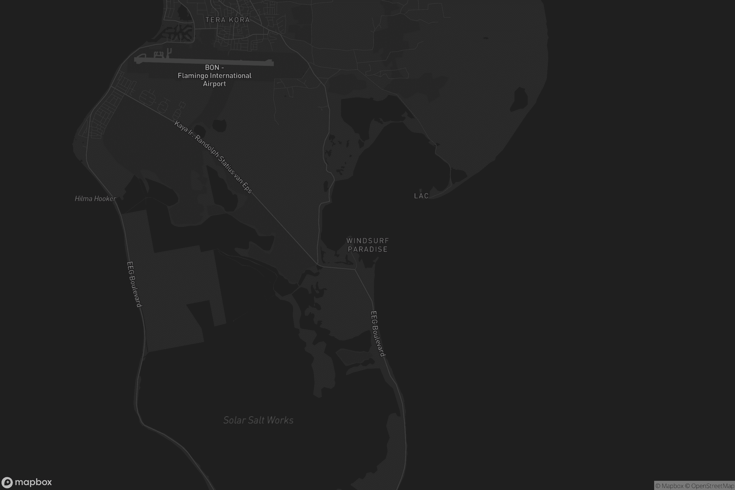Kaart van Windsurf Paradise