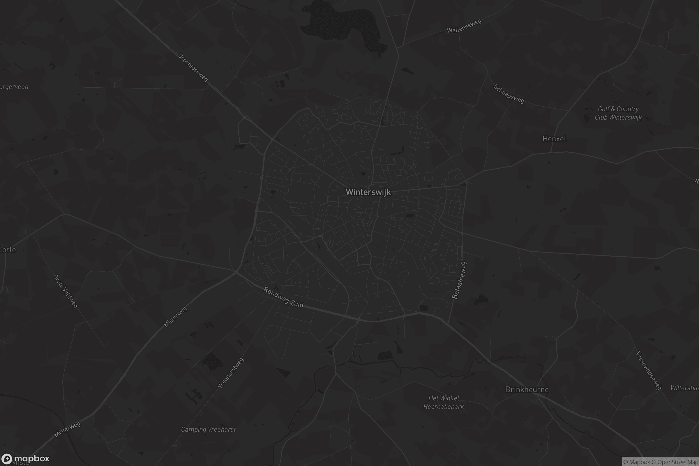 Kaart van Winterswijk