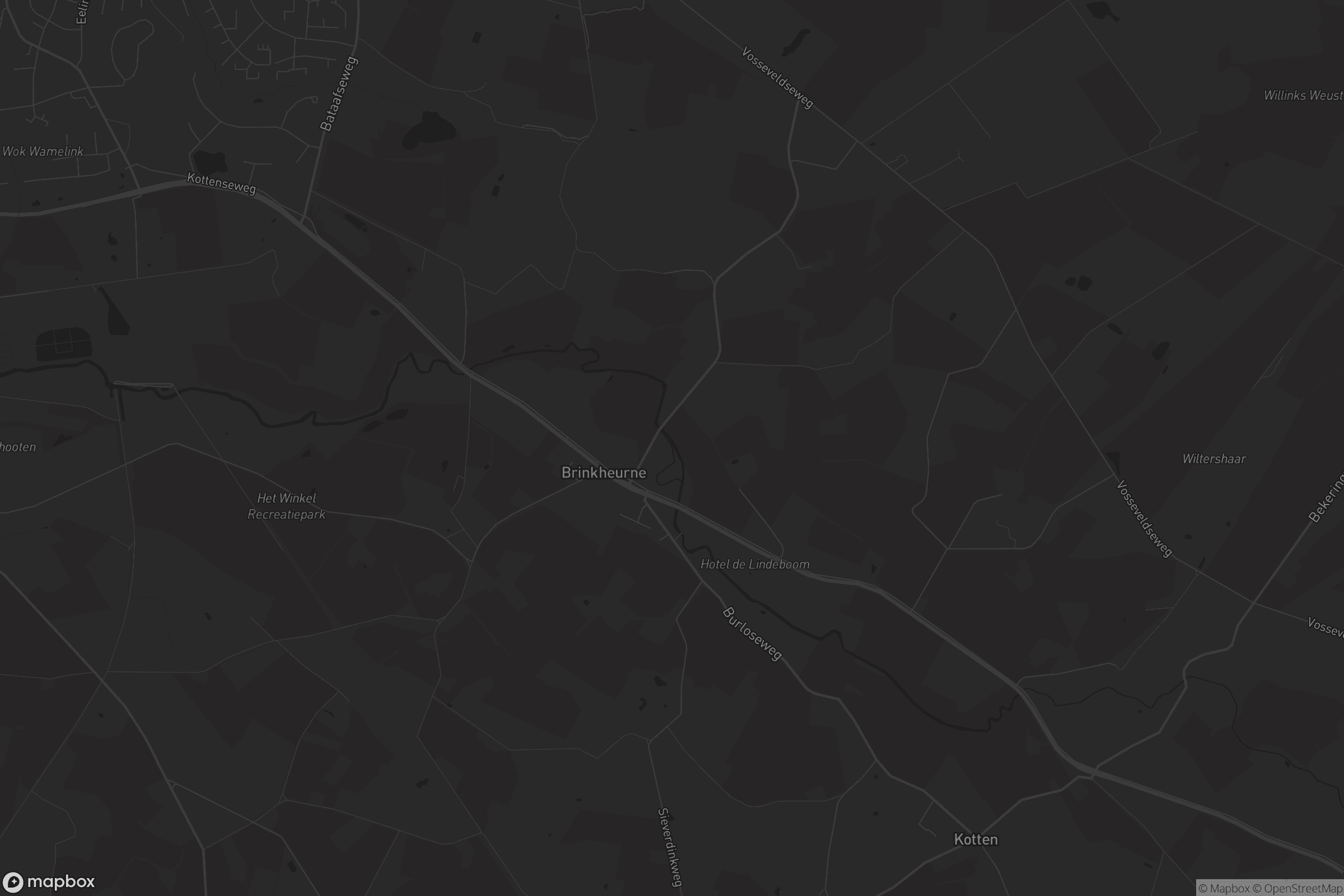 Kaart van Winterswijk Brinkheurne