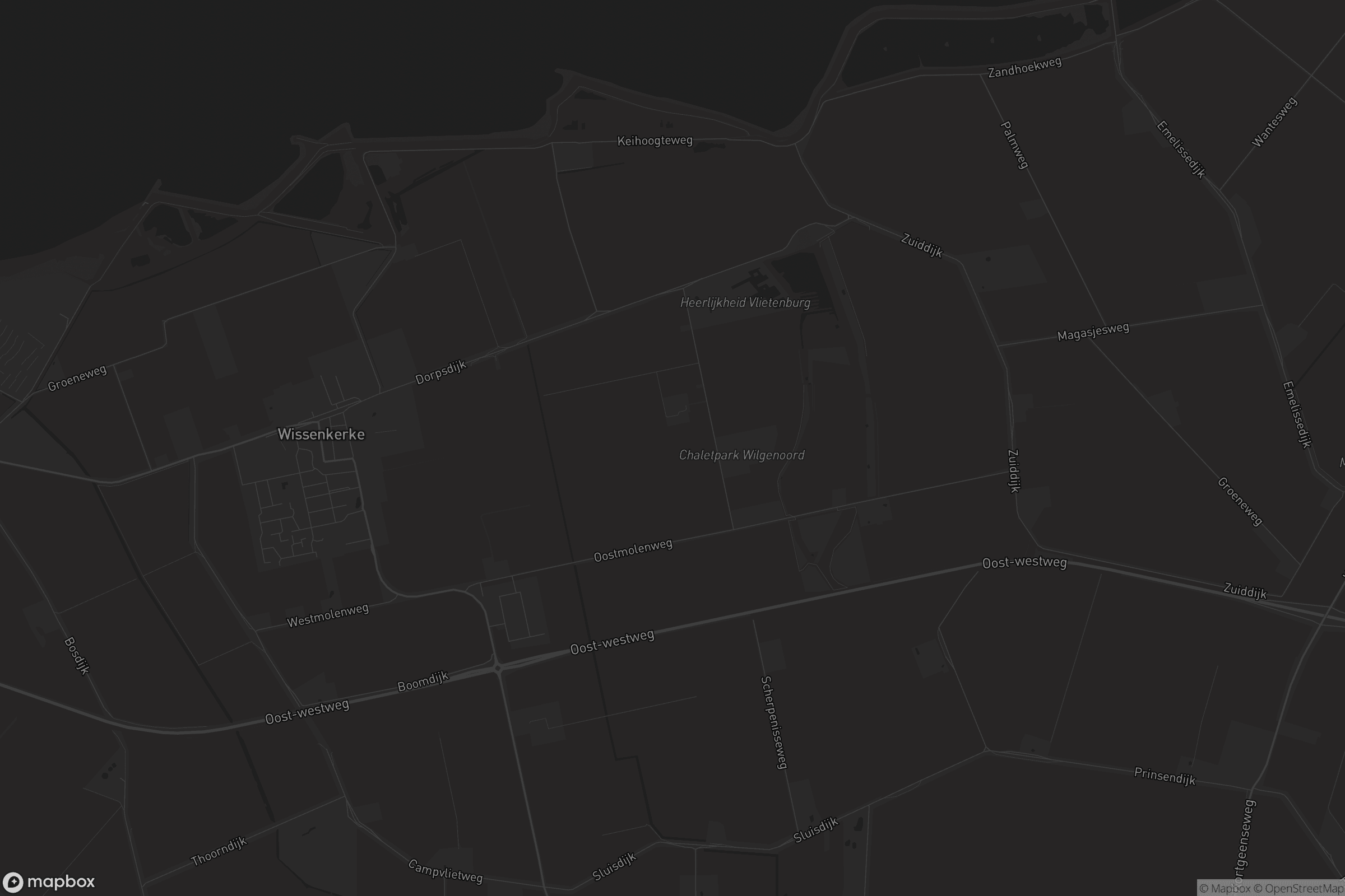 Kaart van Wissenkerke