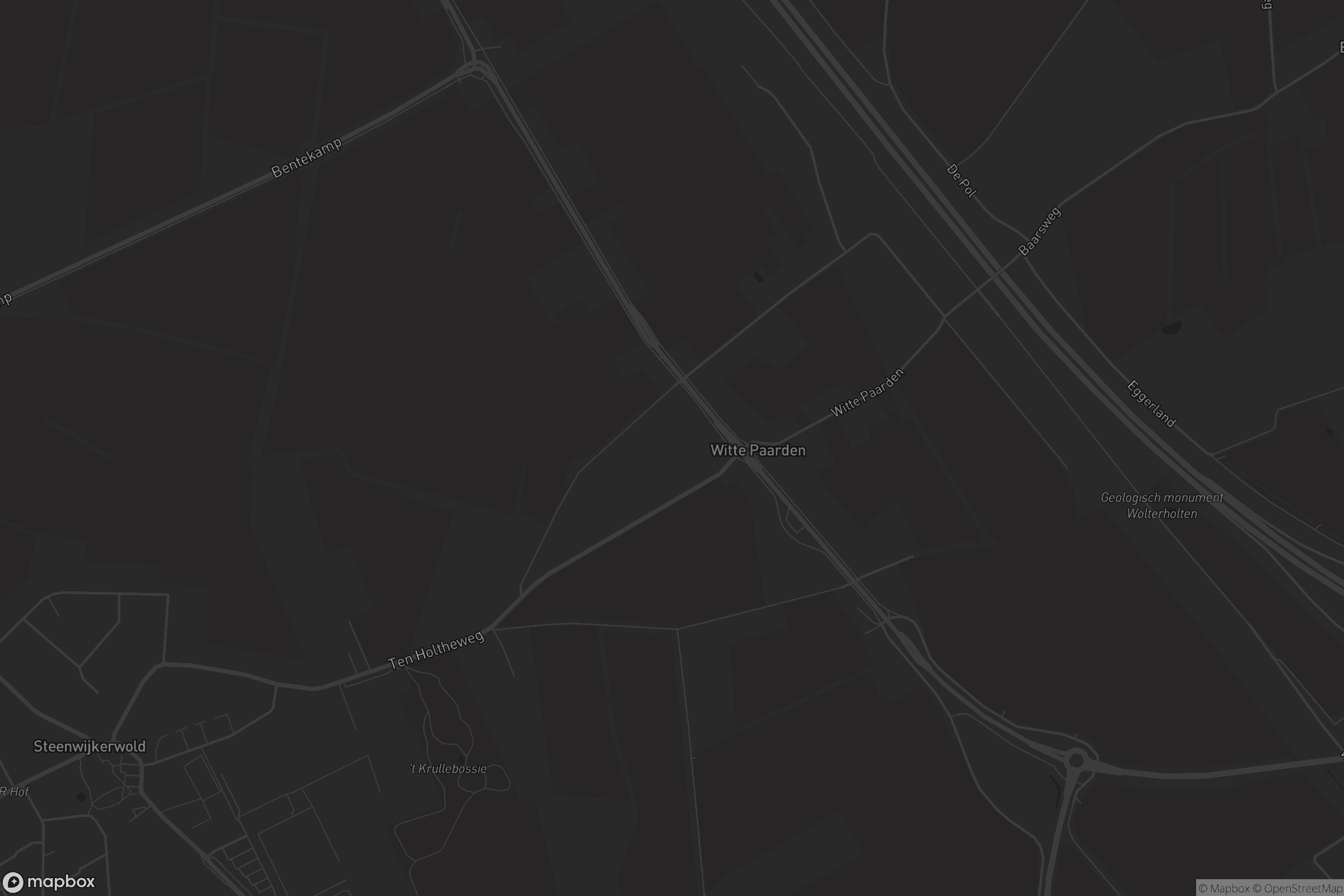 Kaart van Witte Paarden