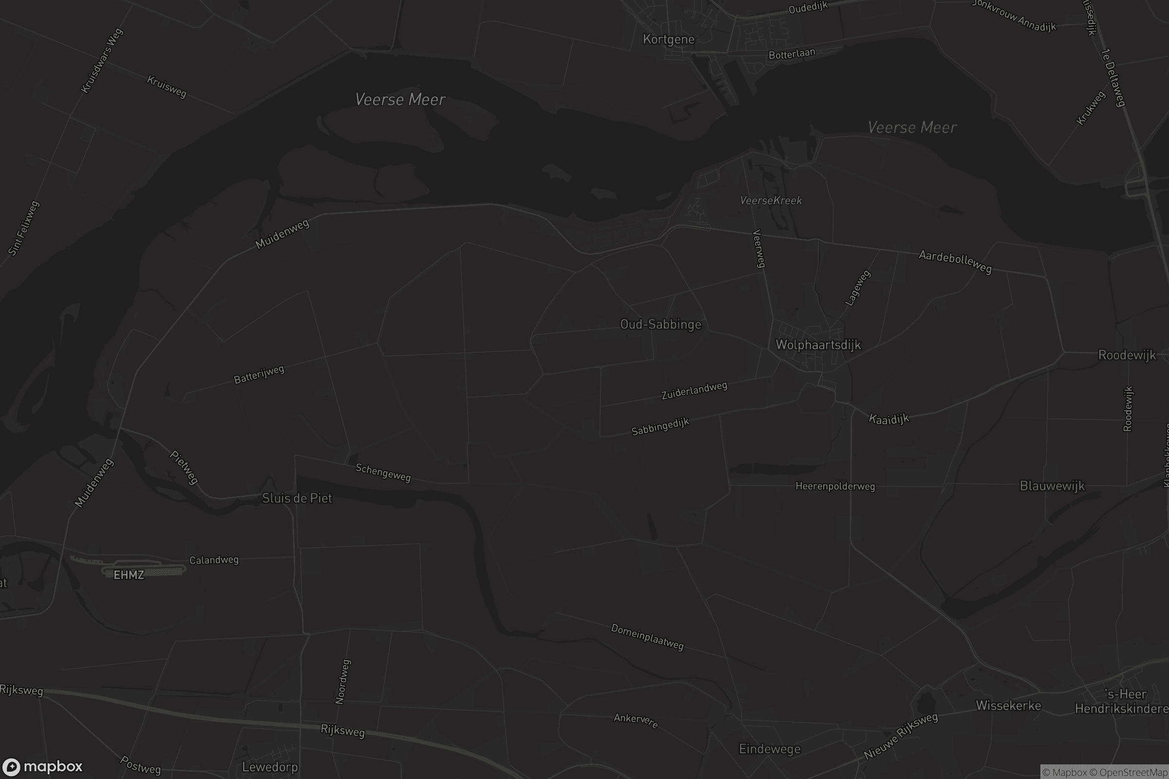 Kaart van Wolphaartsdijk