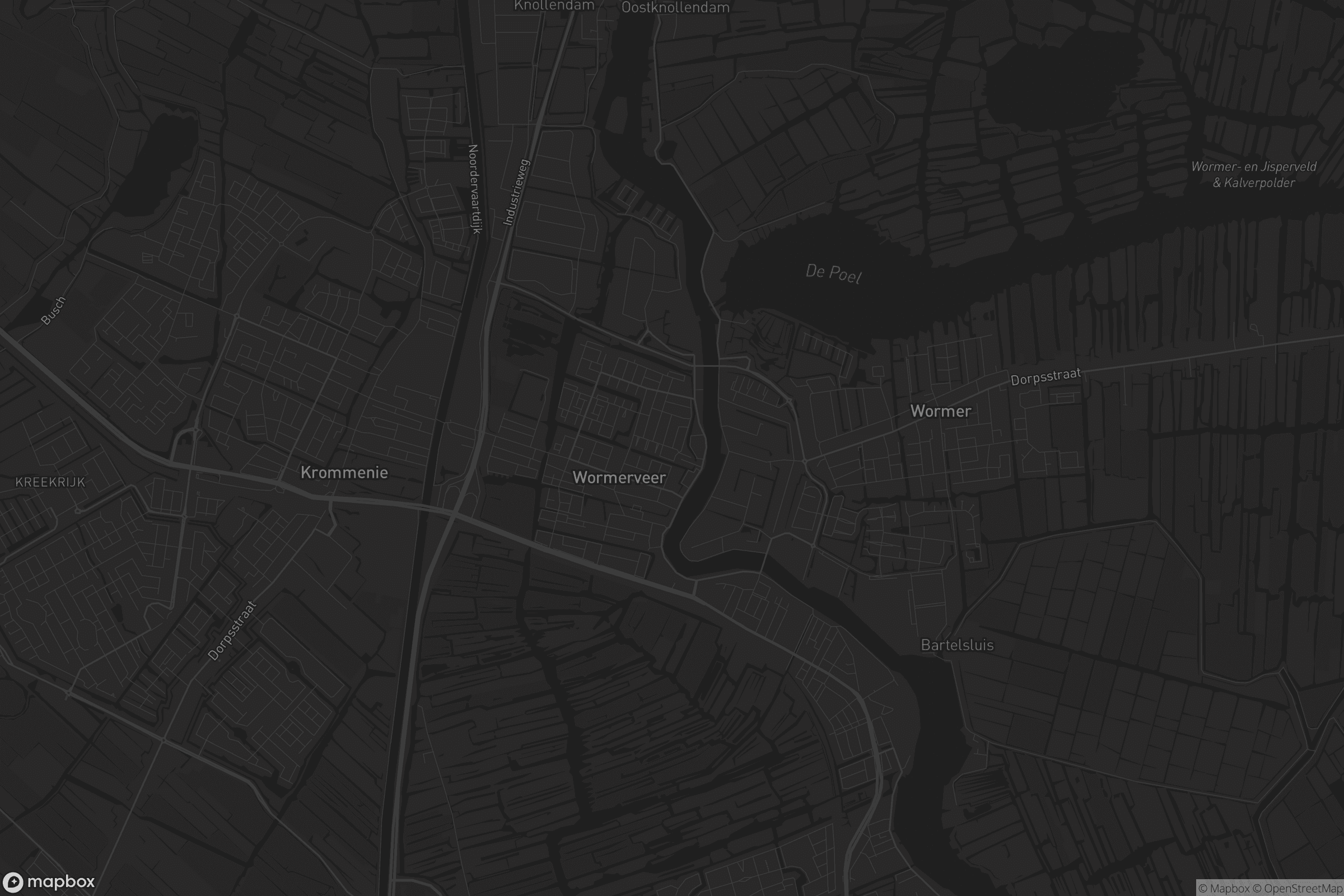 Kaart van Wormerveer